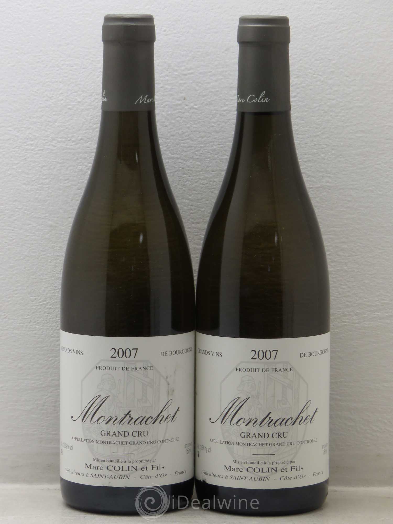 Montrachet Grand Cru Marc Colin & Fils 2007 - Lot de 2 bouteilles - 0