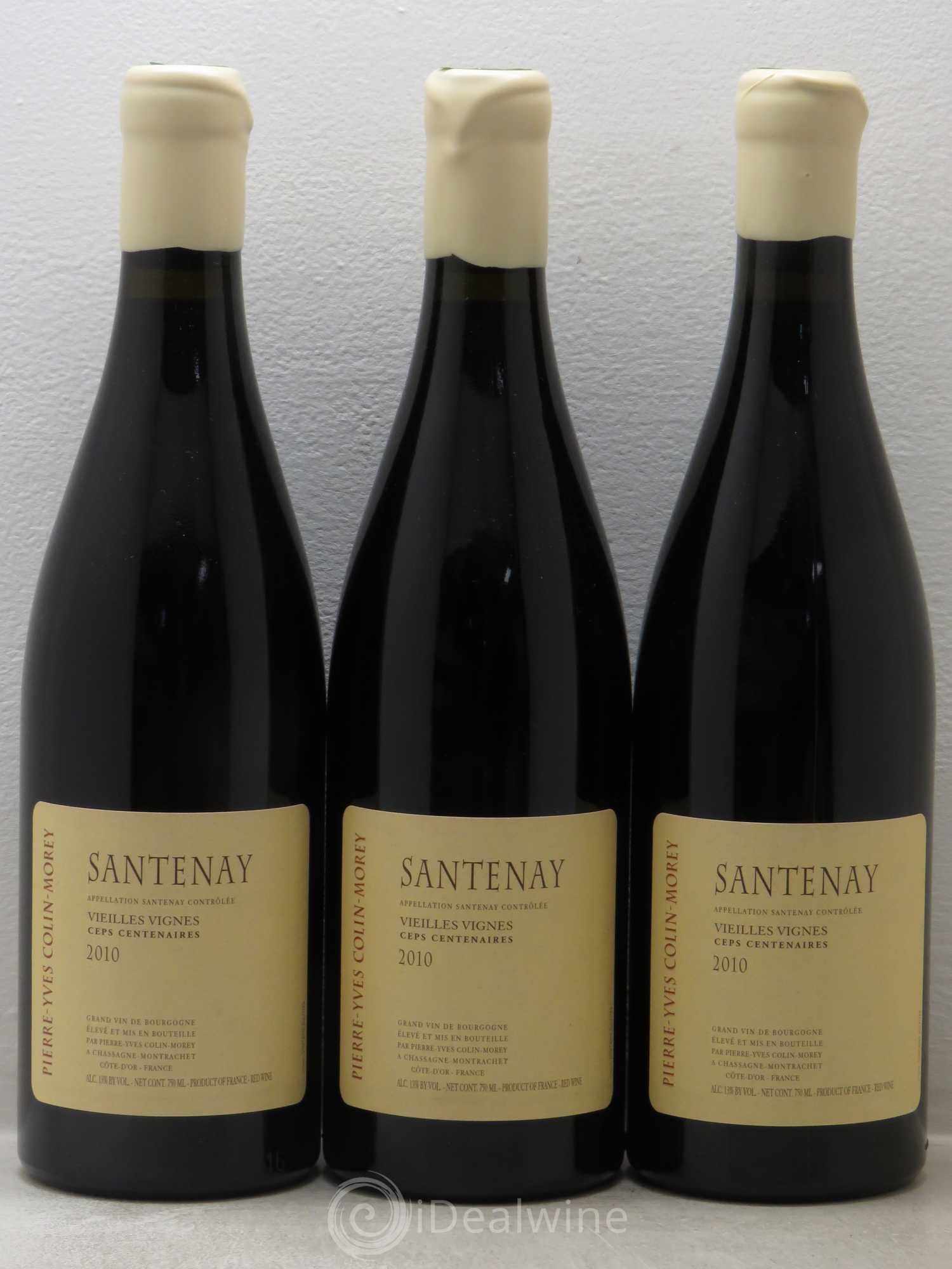 Santenay Vieilles Vignes Ceps Centenaires Pierre-Yves Colin Morey ceps centenaires 2010 - Lot de 3 bouteilles - 0