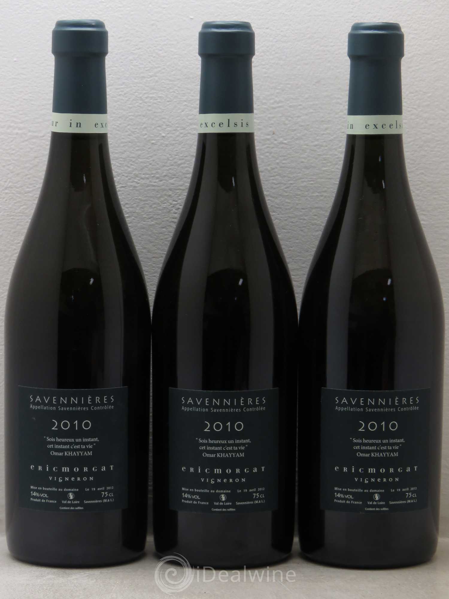 Savennières L'Enclos Eric Morgat L'Enclos 2010 - Lot de 3 bouteilles - 2