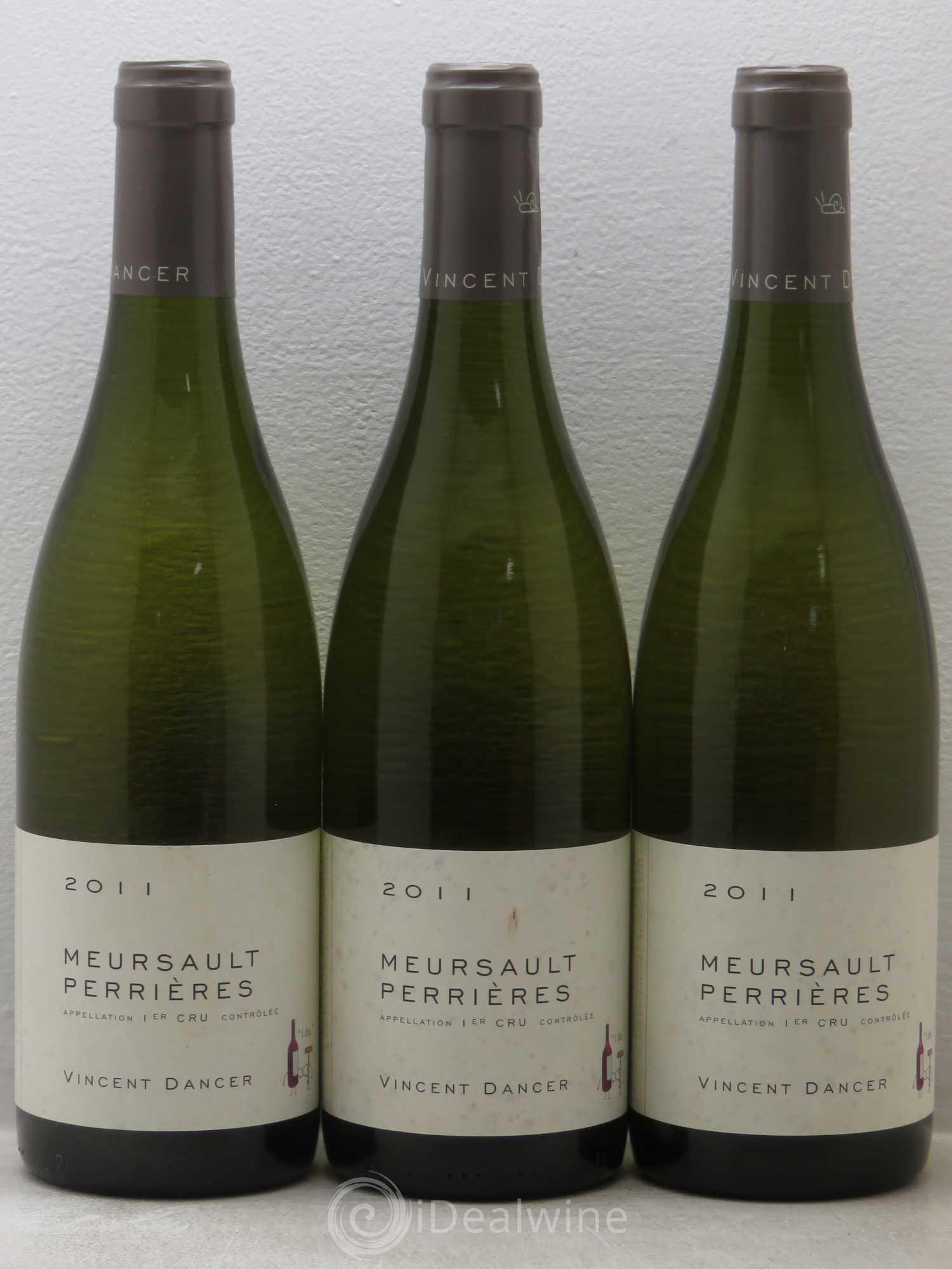 Meursault 1er Cru Perrières Vincent Dancer 2011 - Lot de 3 bouteilles - 0