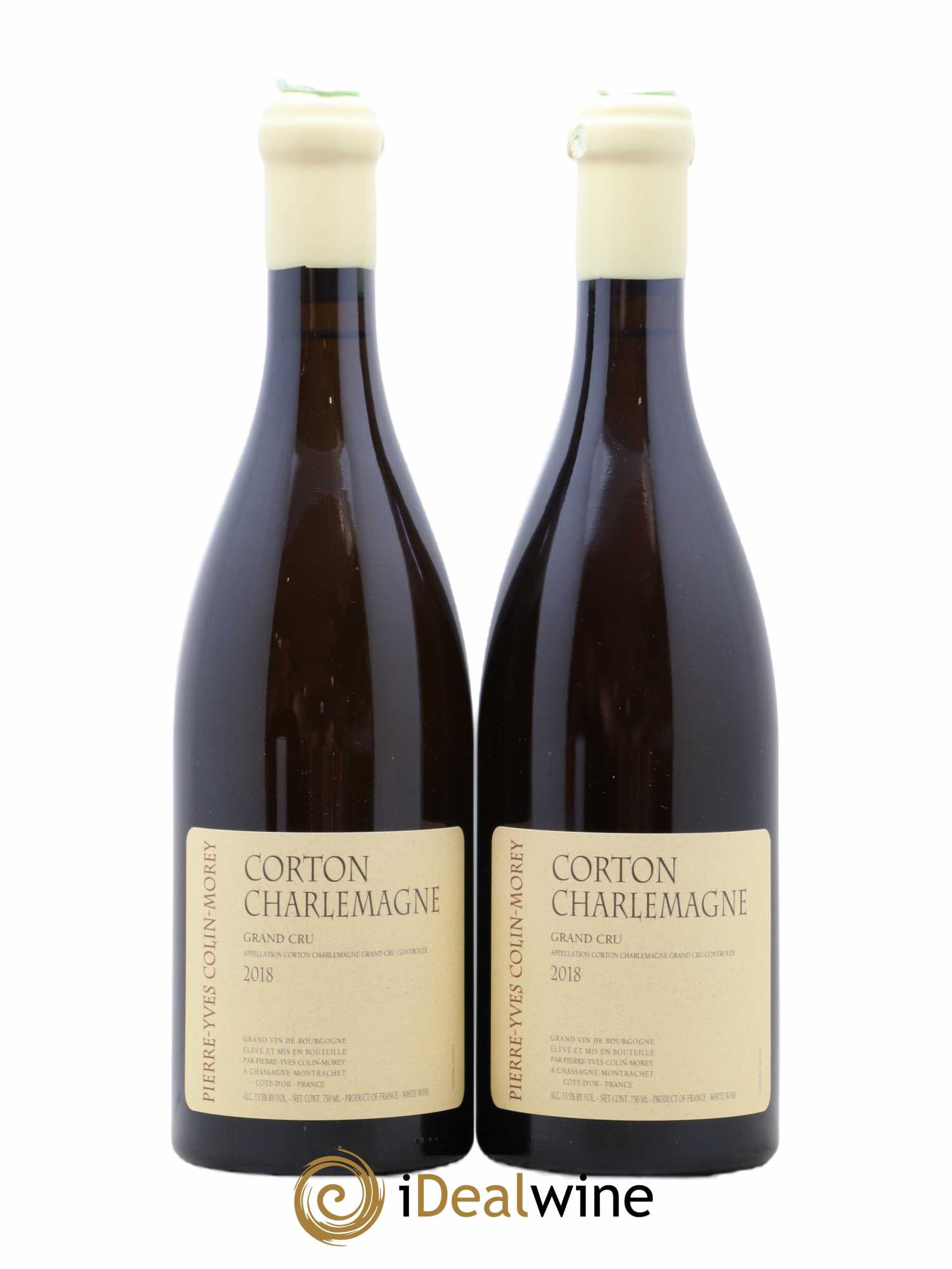 Corton-Charlemagne Grand Cru Pierre-Yves Colin Morey 2018 - Lot de 2 bouteilles - 0