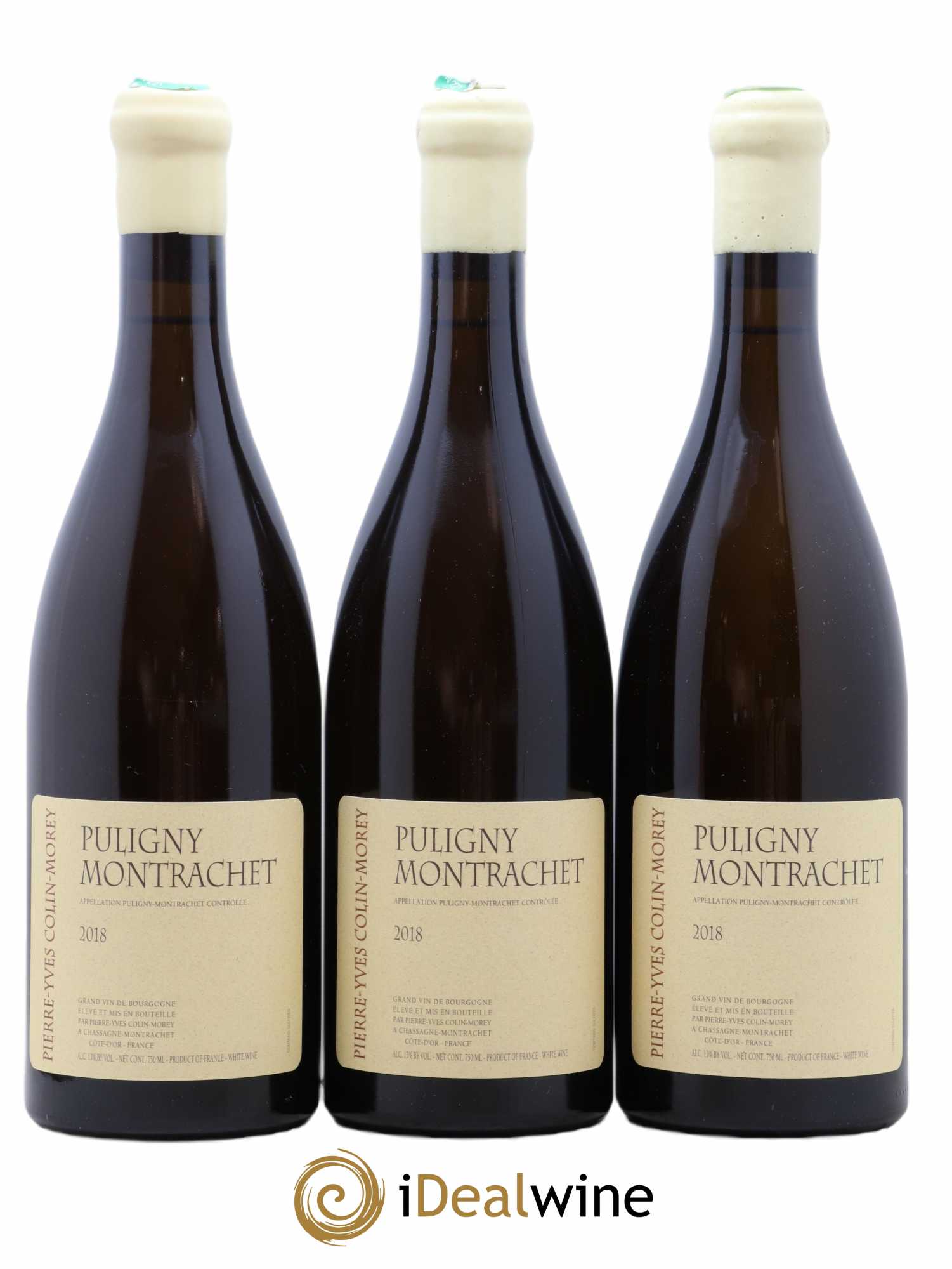 Puligny-Montrachet Pierre Yves Colin Morey 2018 - Lot de 3 bouteilles - 0