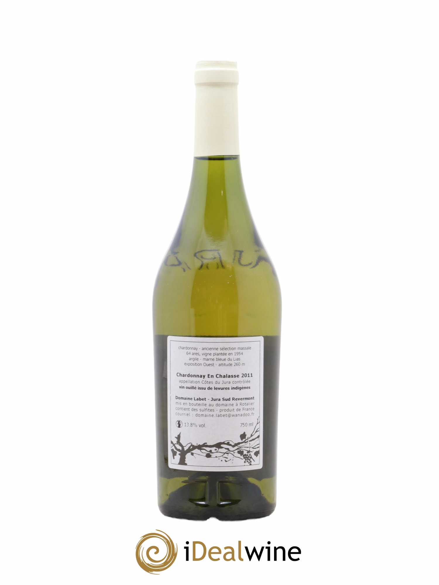 Côtes du Jura Chardonnay En Chalasse Romain - Julien - Charline Labet 2011 - Lot de 1 bouteille - 1