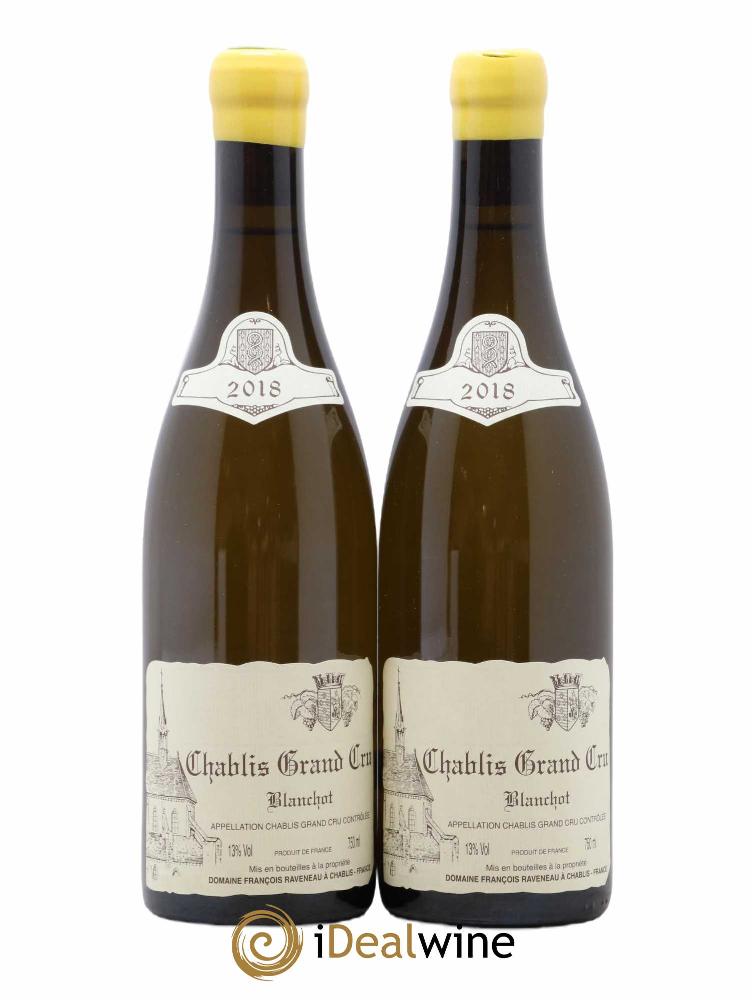 Chablis Grand Cru Blanchot Raveneau (Domaine) 2018 - Lot de 2 bouteilles - 0