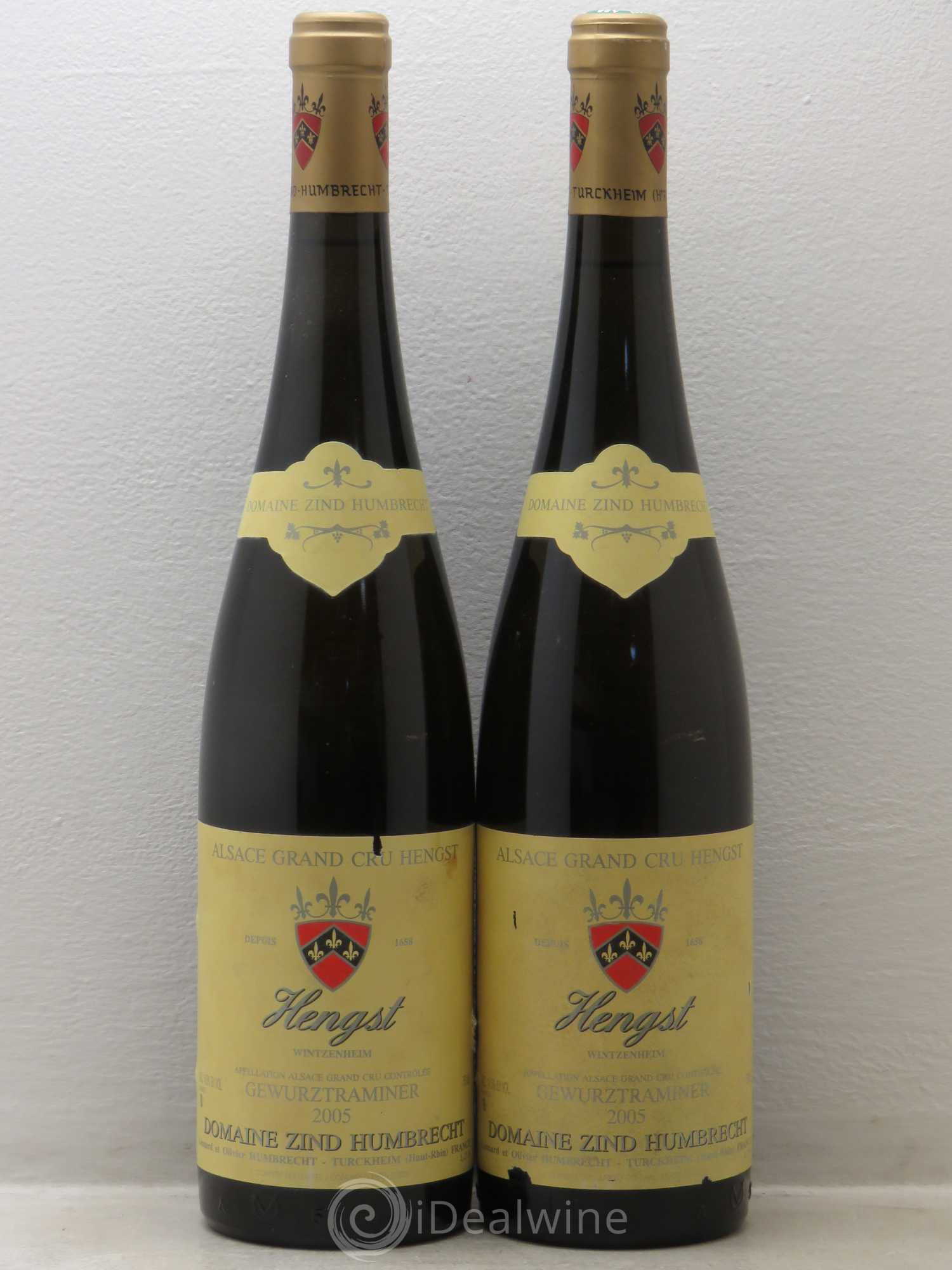 Gewurztraminer Grand Cru Hengts Zind Humbrecht 2005 - Posten von 2 Flaschen - 0