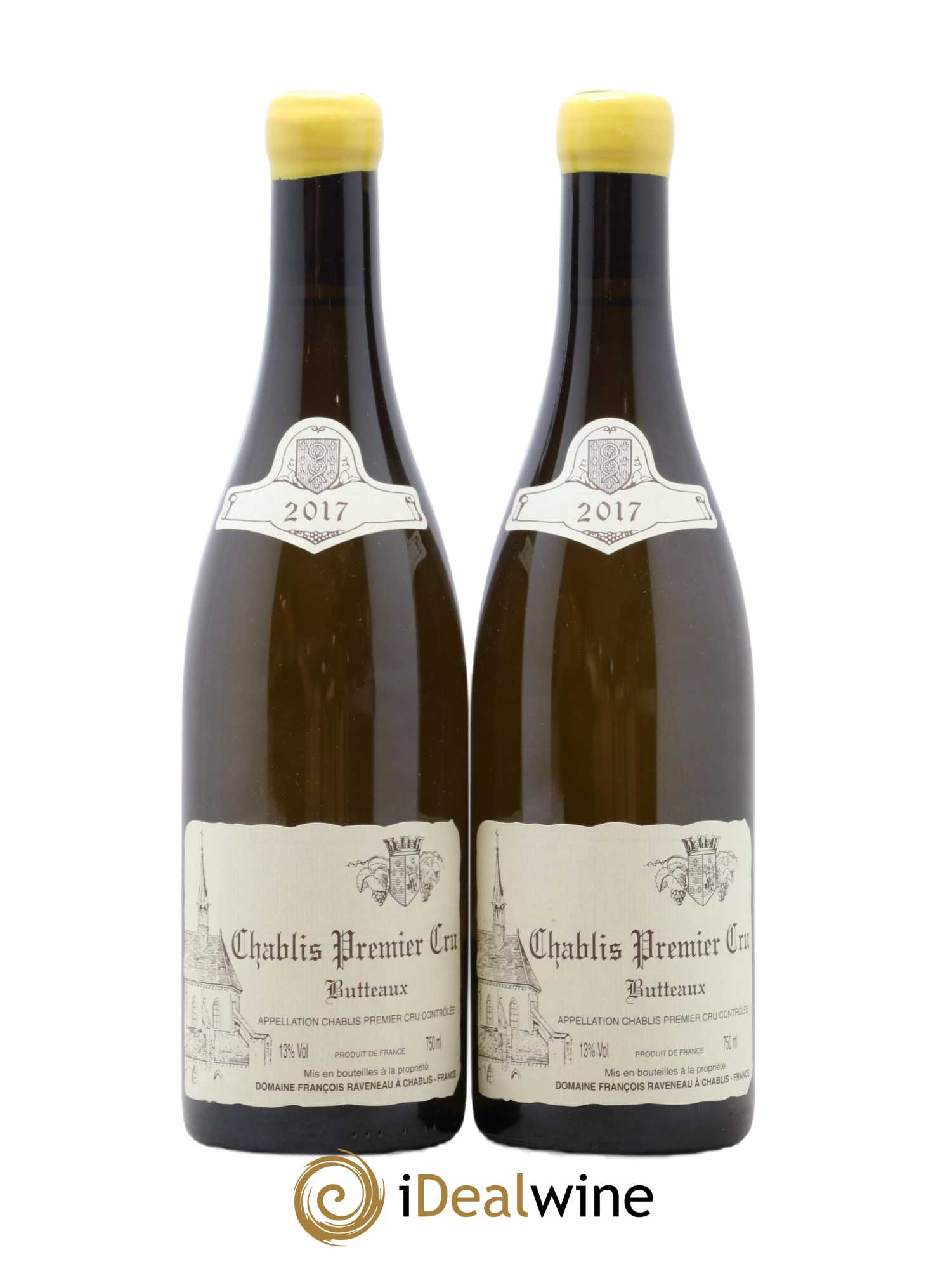 Chablis 1er Cru Butteaux Raveneau (Domaine) 2017 - Lot de 2 bouteilles - 0