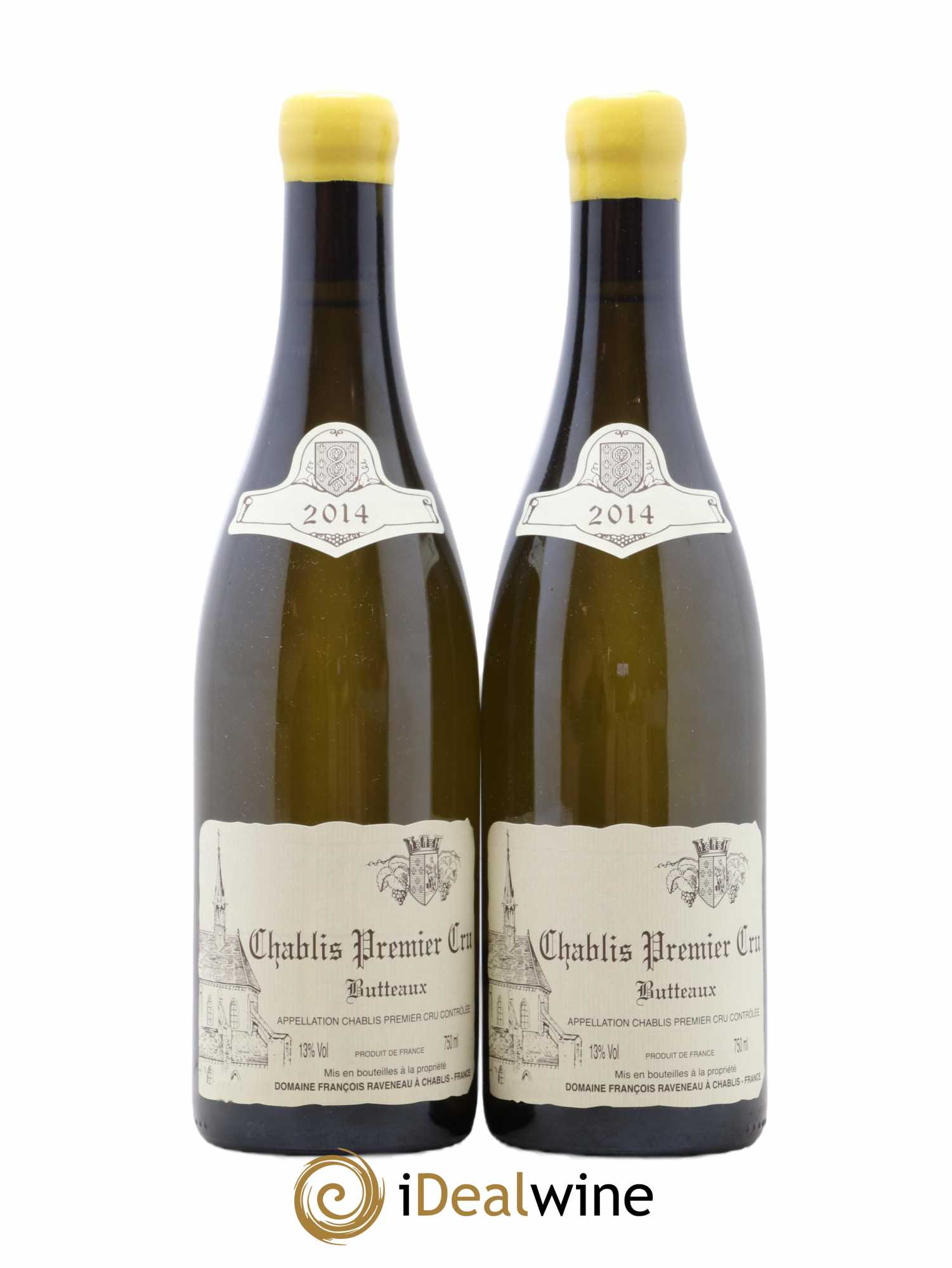 Chablis 1er Cru Butteaux Raveneau (Domaine) 2014 - Lot de 2 bouteilles - 0