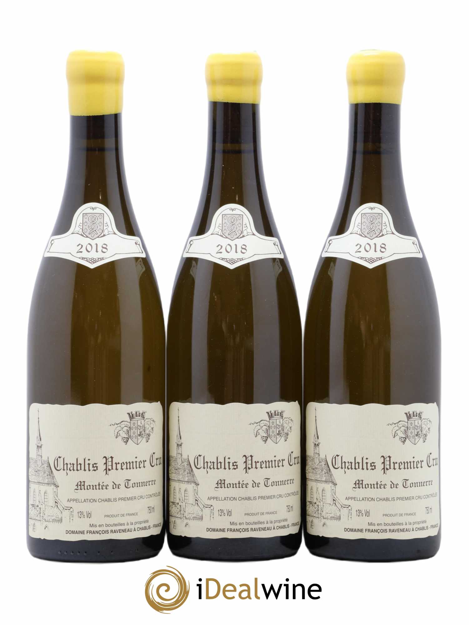 Chablis 1er Cru Montée de Tonnerre Raveneau (Domaine) 2018 - Lot de 3 bouteilles - 0