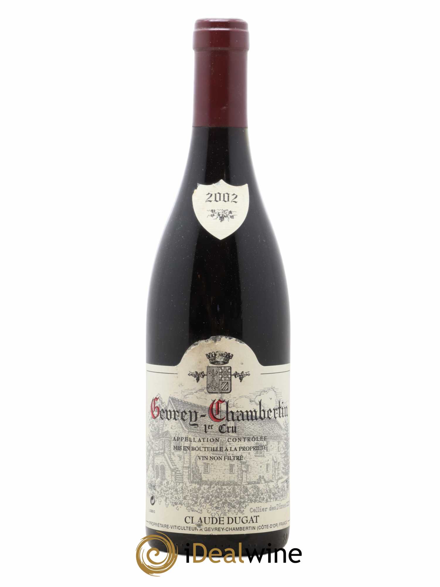 Gevrey-Chambertin 1er Cru Claude Dugat 2002 - Lot de 1 bouteille - 0
