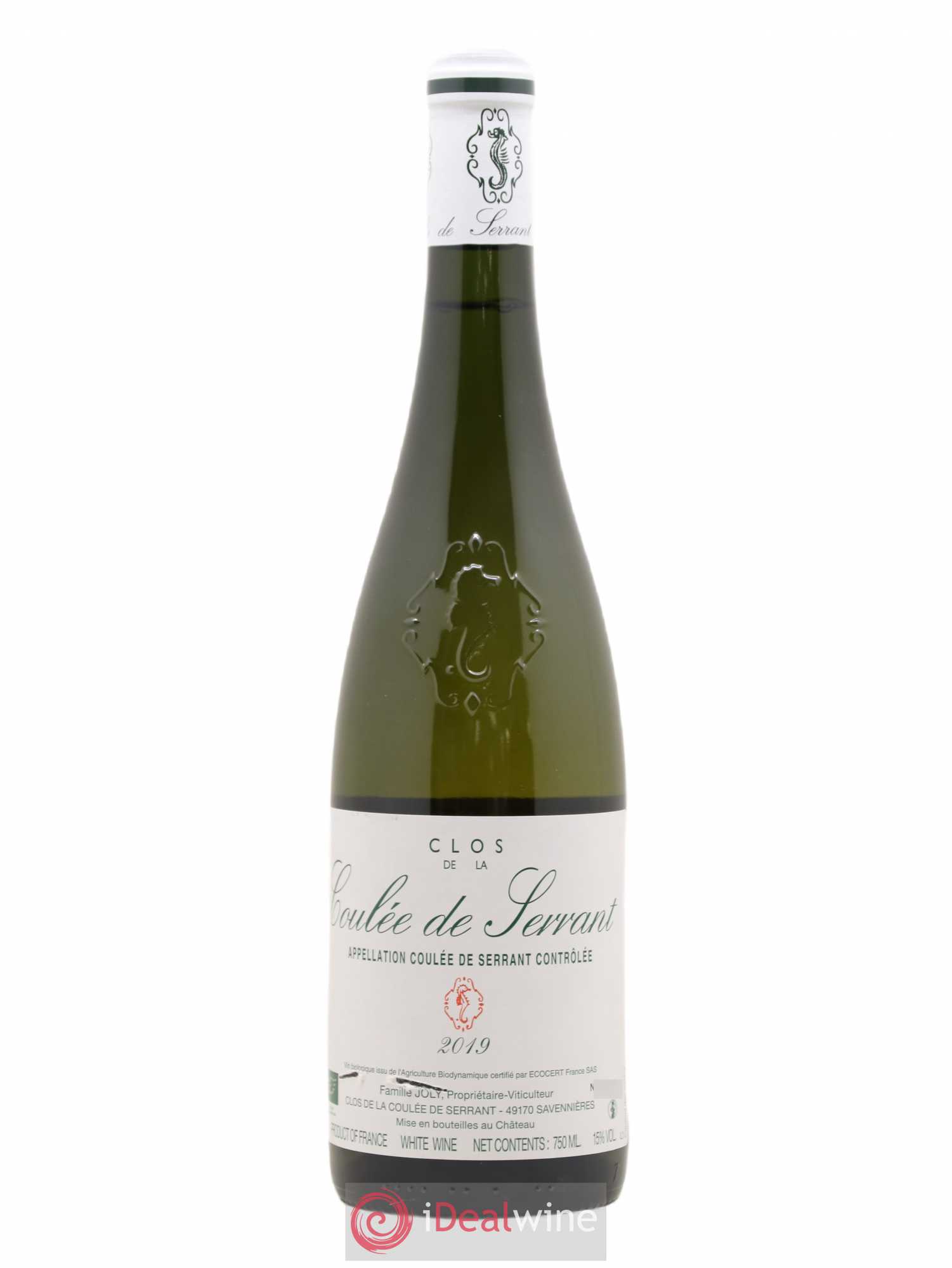 Savennières Clos de la Coulée de Serrant Vignobles de la Coulée de Serrant - Nicolas Joly 2019 - Lot de 1 bouteille - 0