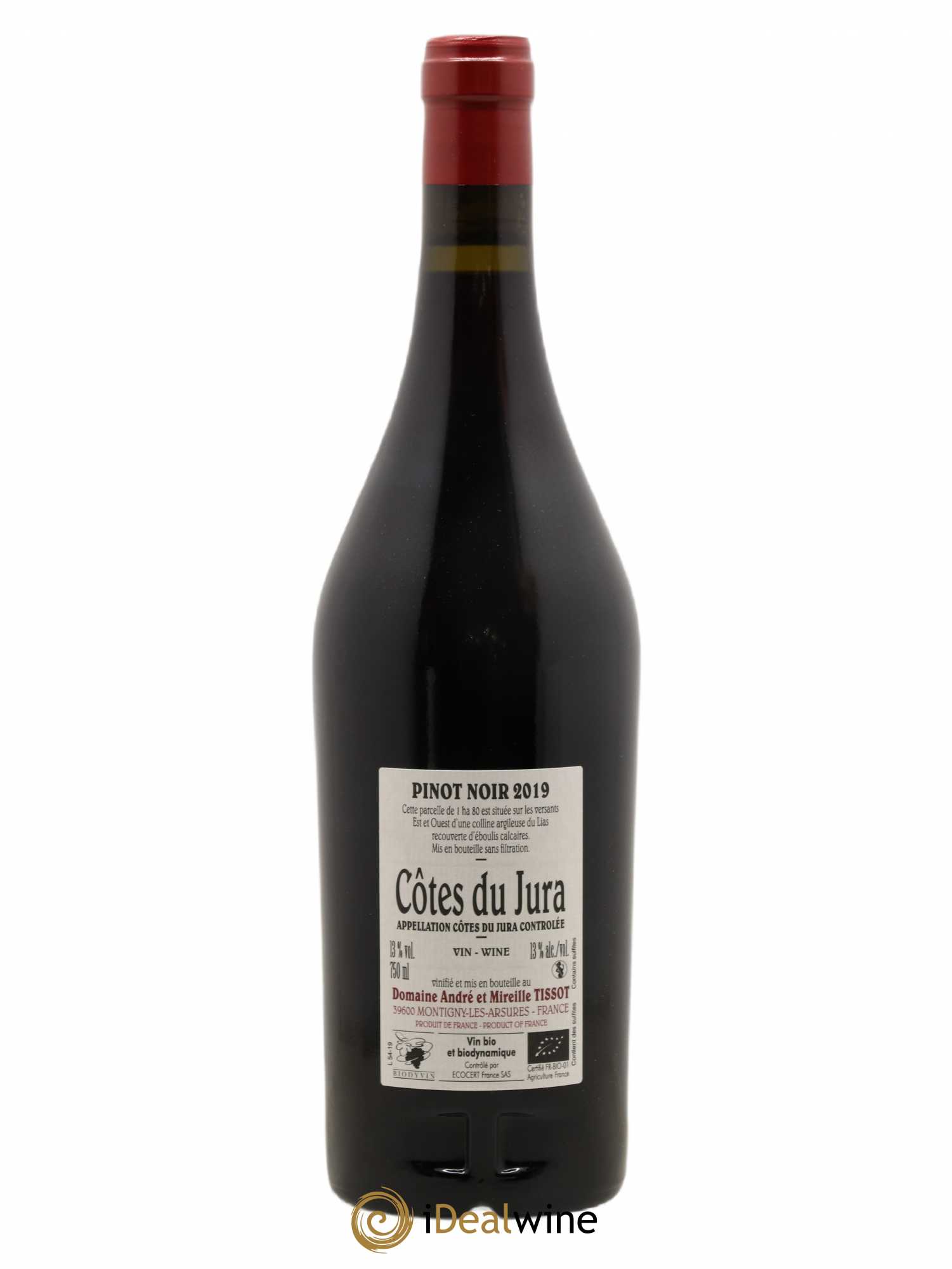 Côtes du Jura En Barberon Bénédicte et Stéphane Tissot (sans prix de réserve) 2019 - Lot de 1 bouteille - 1