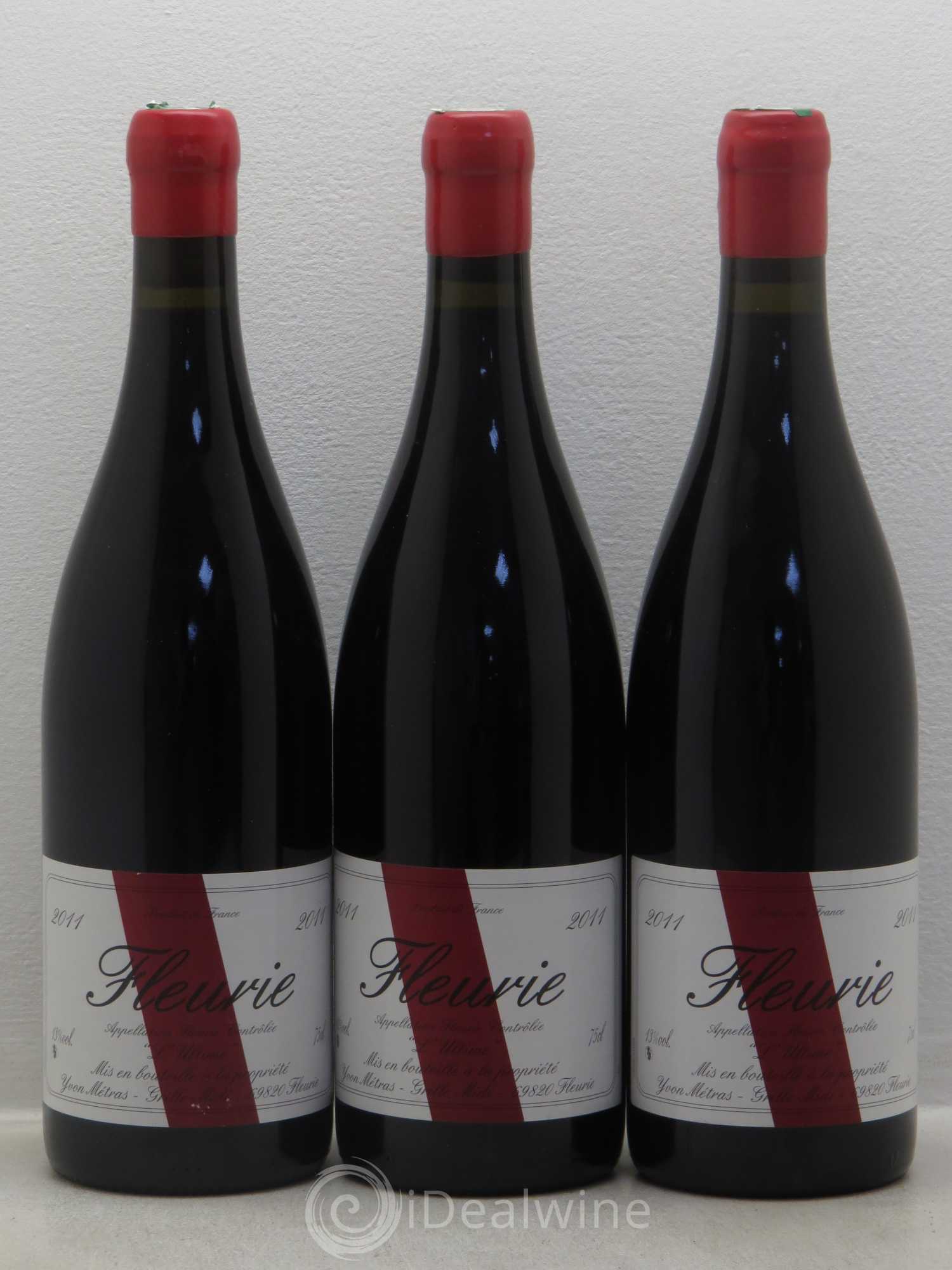 Fleurie l'Ultime Yvon Métras 2011 - Lot de 3 bouteilles - 0