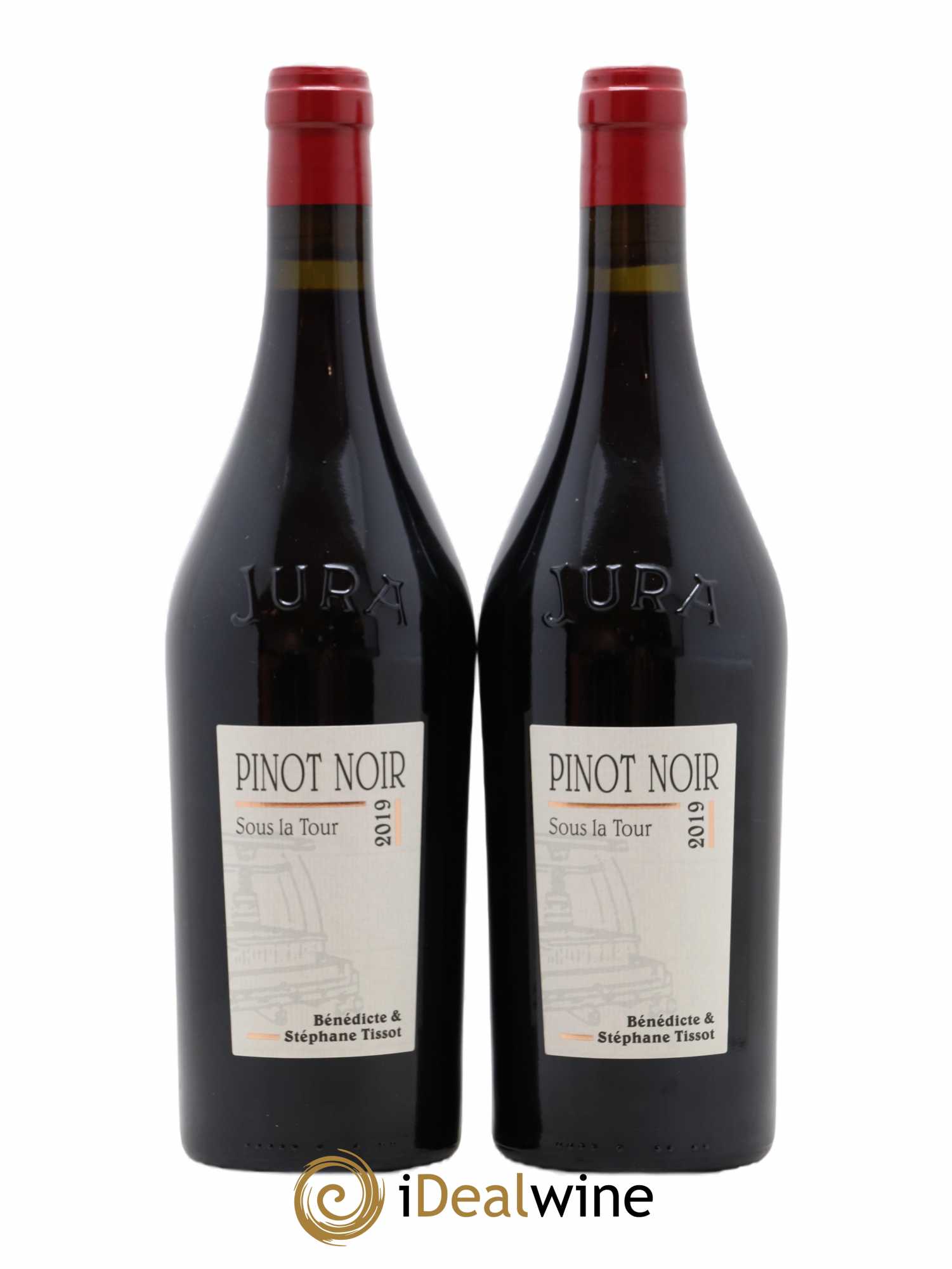 Arbois Sous la Tour Pinot Noir Bénédicte et Stéphane Tissot 2019 - Lot de 2 bouteilles - 0