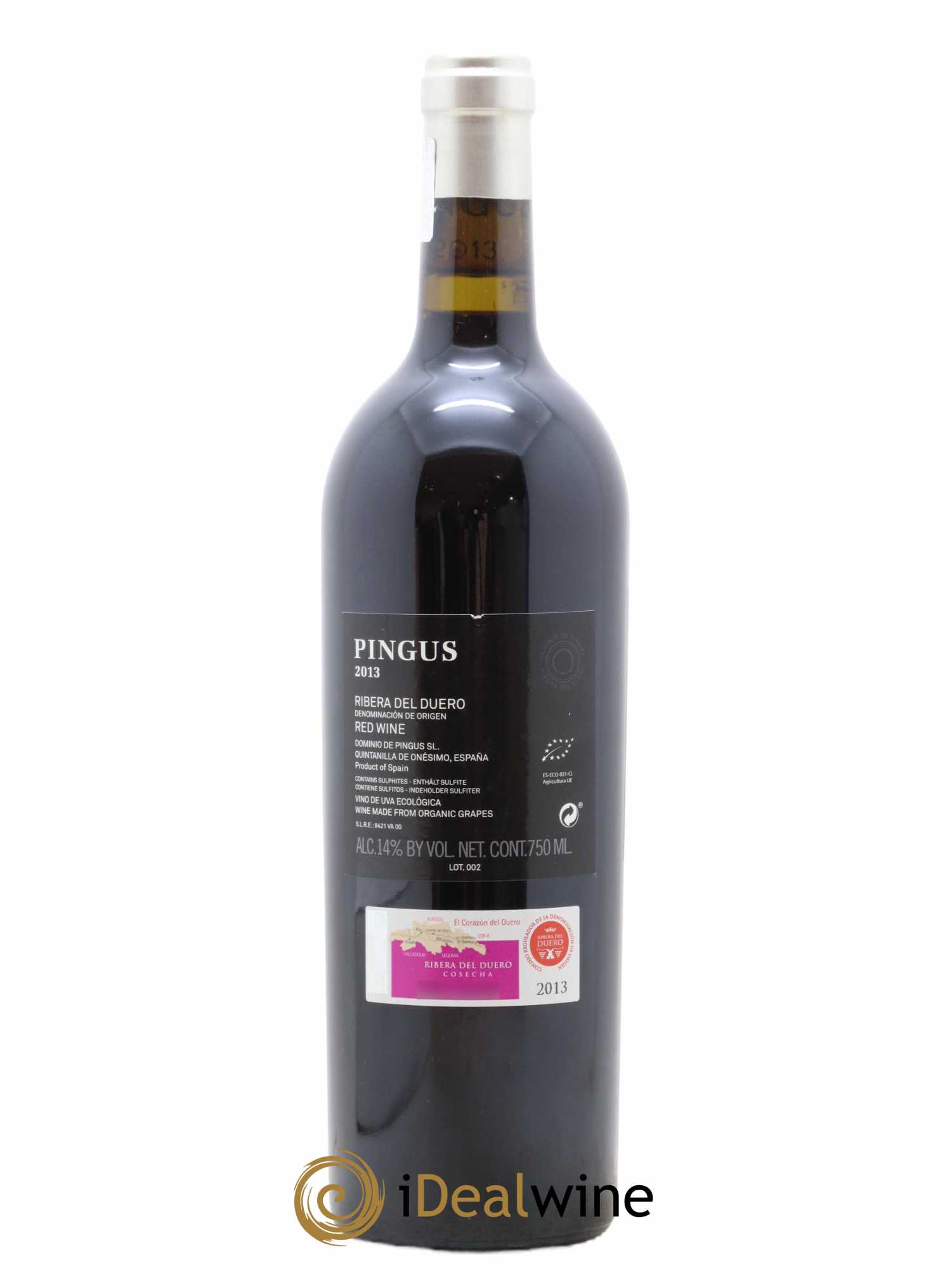Ribera Del Duero Pingus Dominio de Pingus - Peter Sisseck 2013 - Lot de 1 bouteille - 1