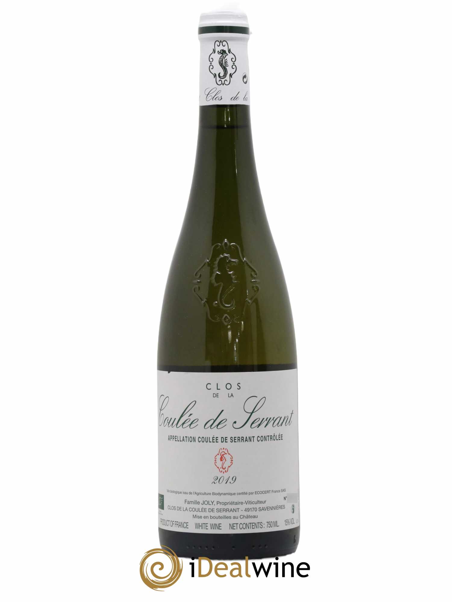 Savennières Clos de la Coulée de Serrant Vignobles de la Coulée de Serrant - Nicolas Joly 2019 - Lot de 1 bouteille - 0