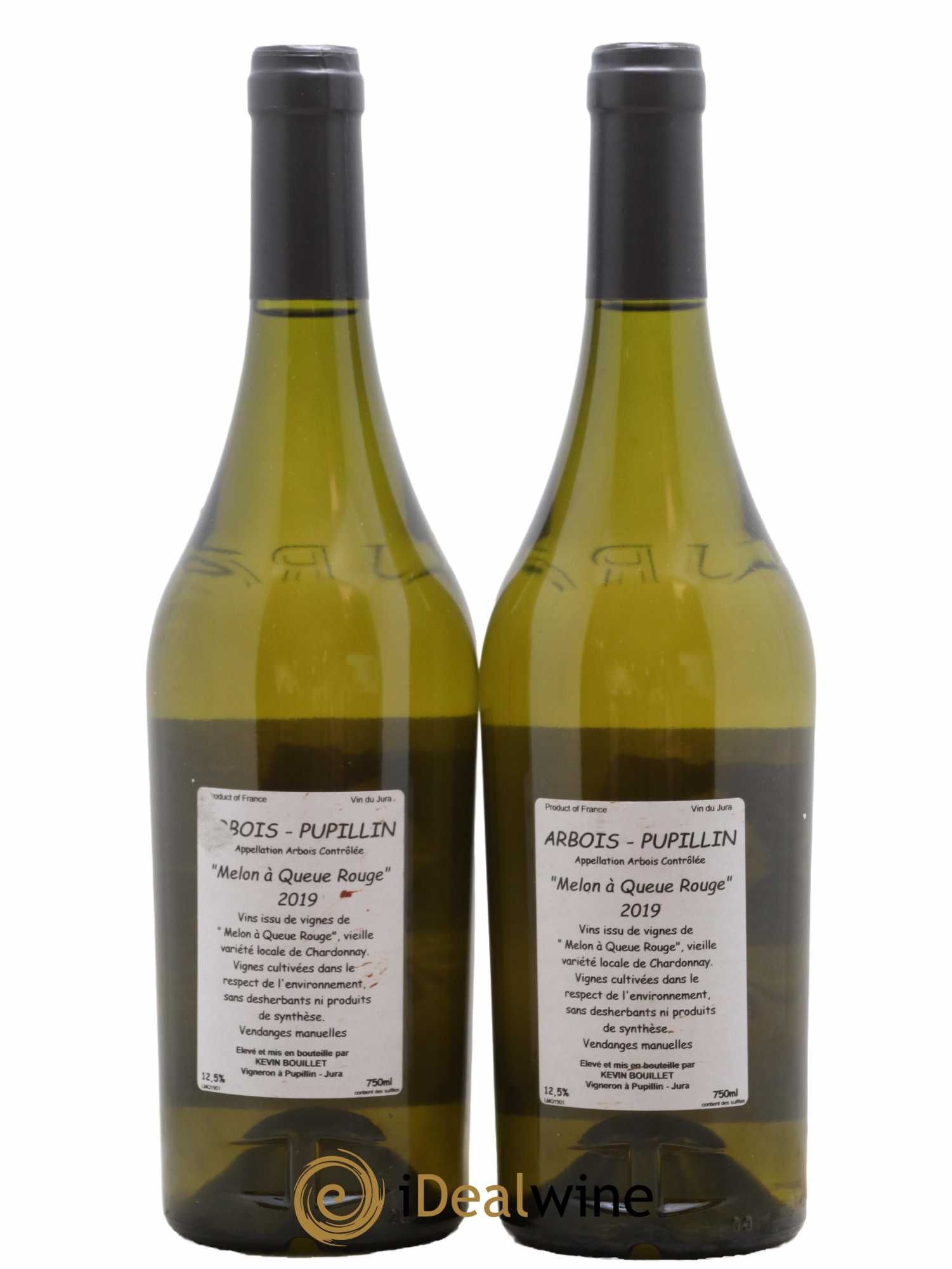 Arbois Melon à Queue Rouge Domaine Kevin Bouillet 2019 - Lot de 2 bouteilles - 1