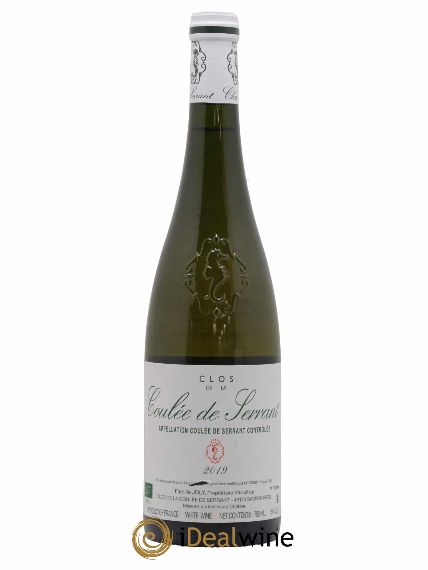 Savennières Clos de la Coulée de Serrant Vignobles de la Coulée de Serrant - Nicolas Joly 2019 - Lot de 1 bouteille - 0