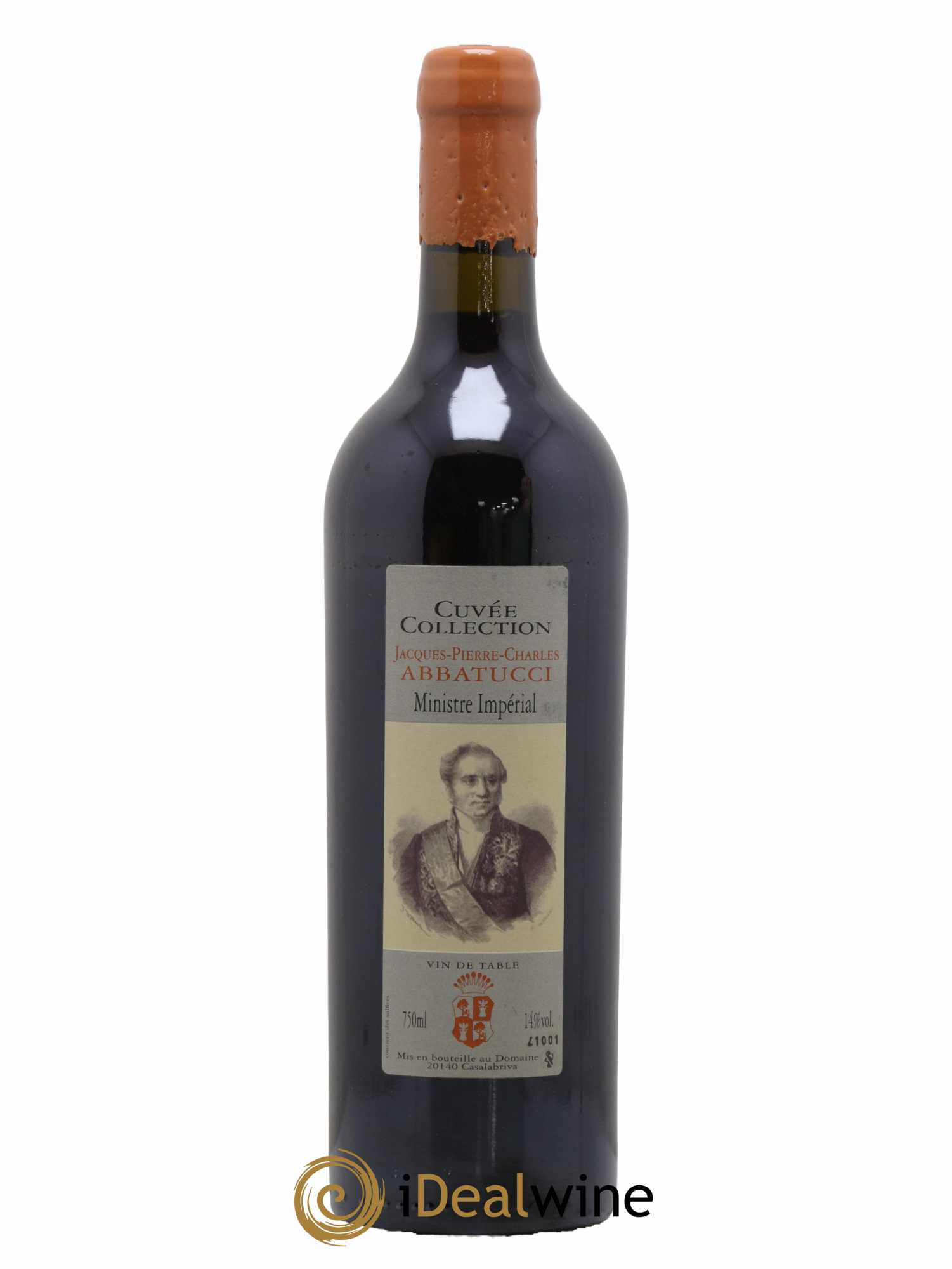 Vin de Corse Ministre Impérial Cuvée Collection Comte Abbatucci (Domaine) - Lot de 1 bouteille - 0