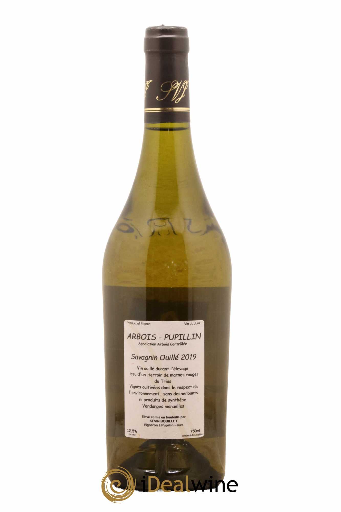 Arbois Pupillin Savagnin Ouillé Domaine Kévin Bouillet 2019 - Lot de 1 bouteille - 1