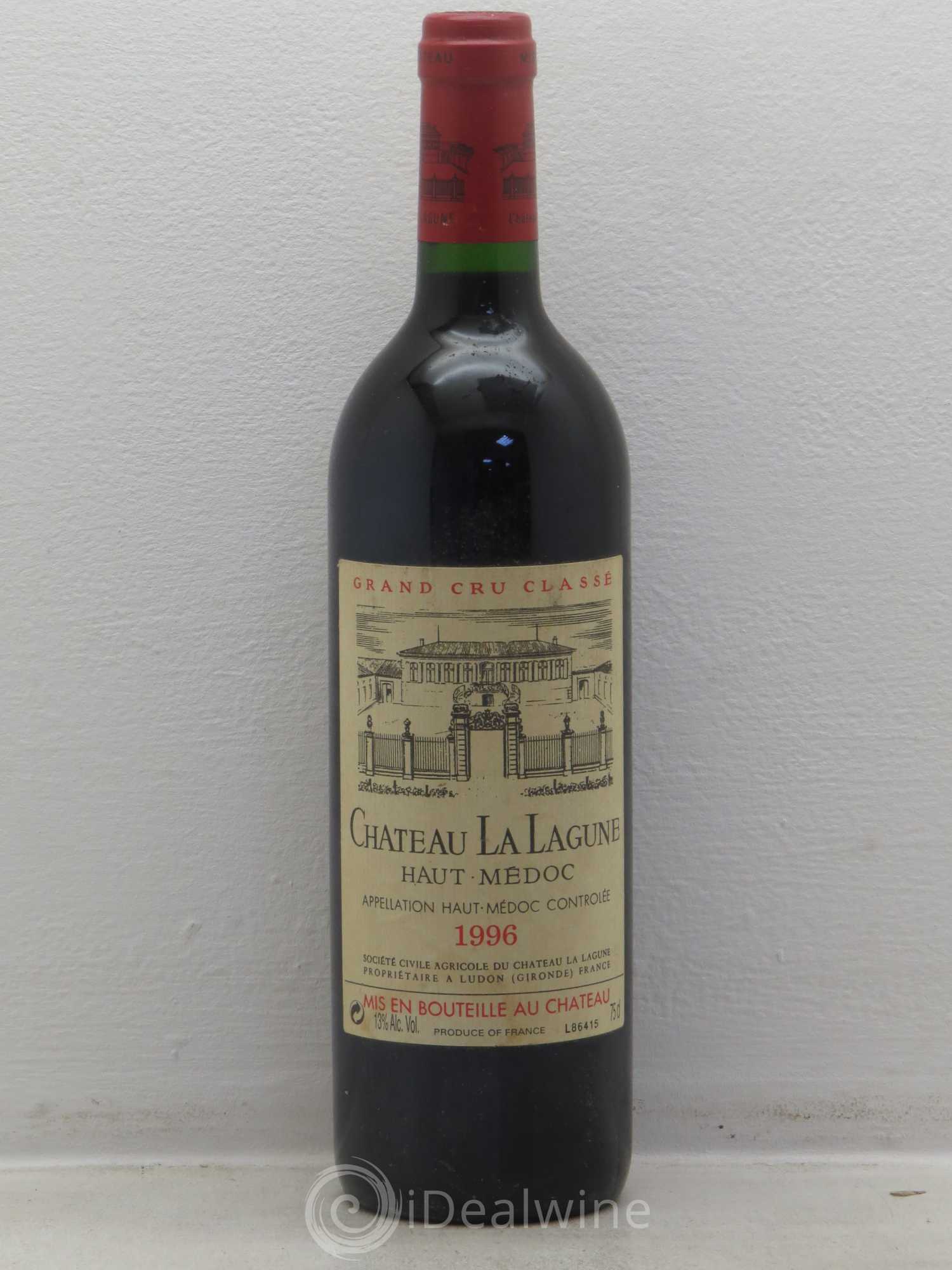 Château la Lagune 3ème Grand Cru Classé 1996 - Lot de 1 bouteille - 0