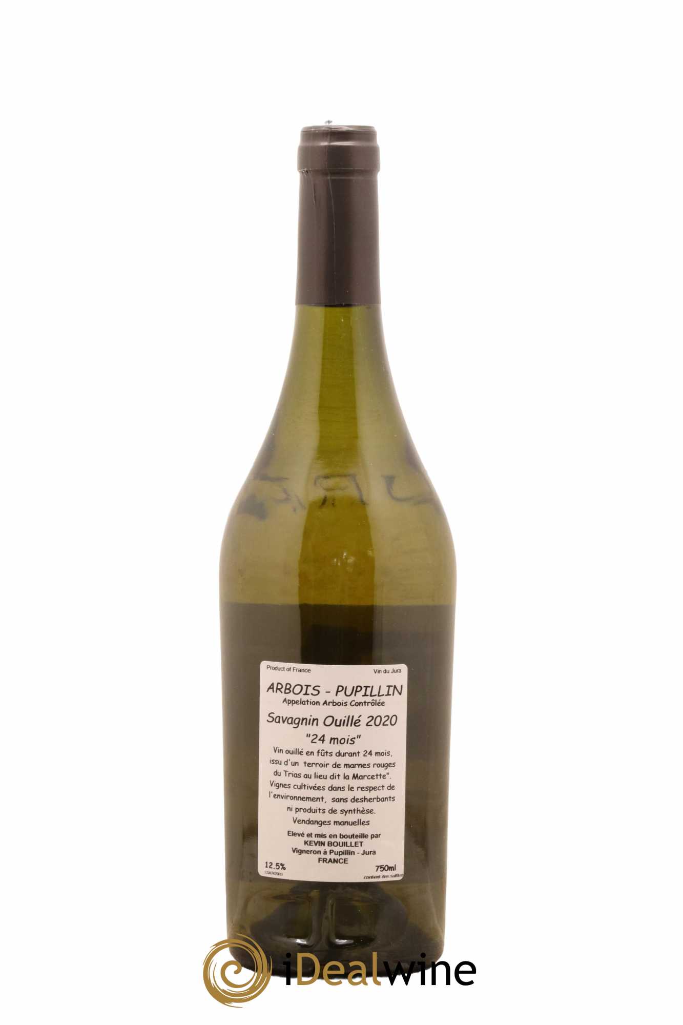 Arbois Savagnin Ouillé 24 mois Domaine Kévin Bouillet 2020 - Lot de 1 bouteille - 1