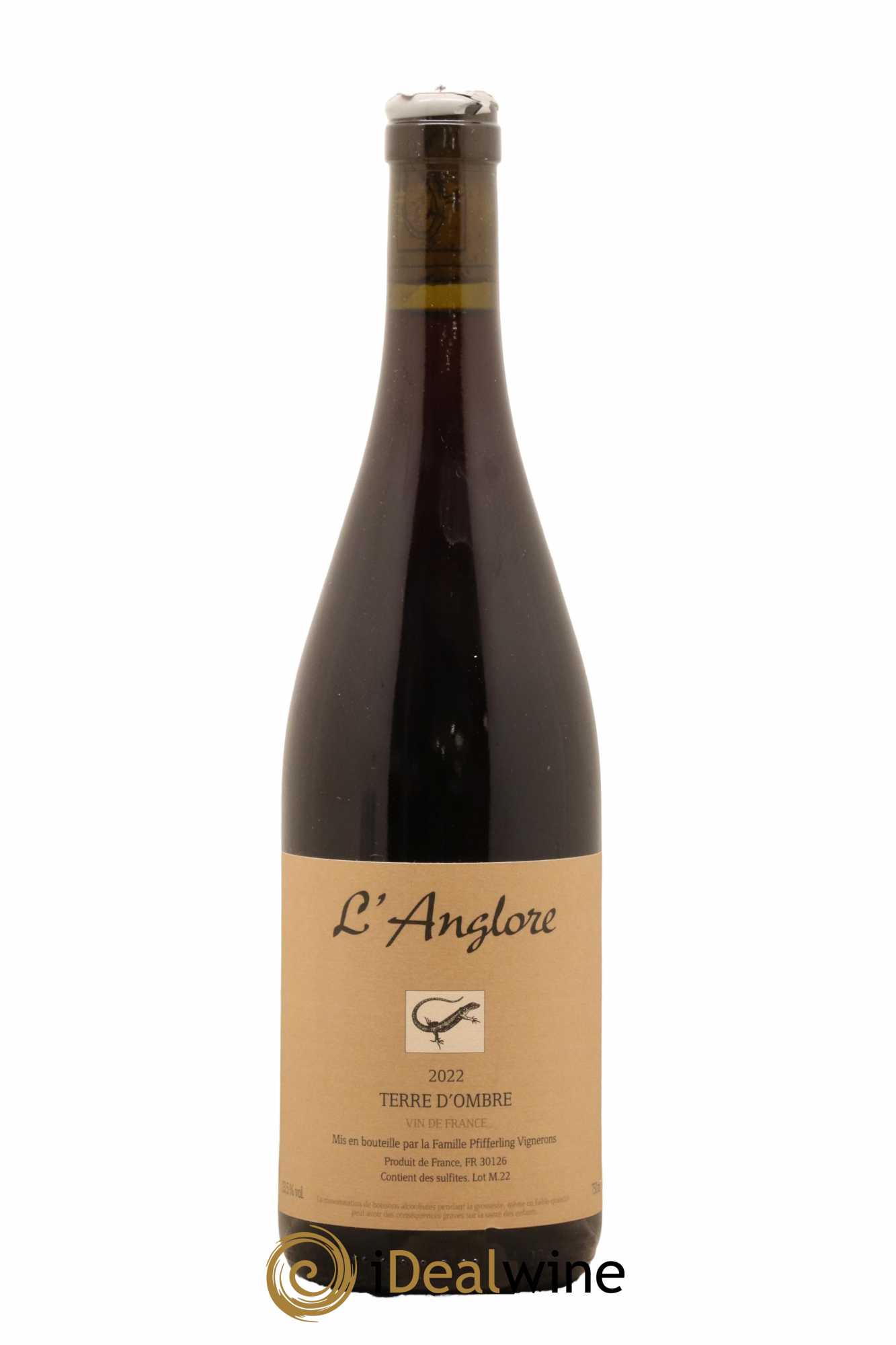 Vin de France Terre d'Ombre L'Anglore 2022 - Lot de 1 bouteille - 0