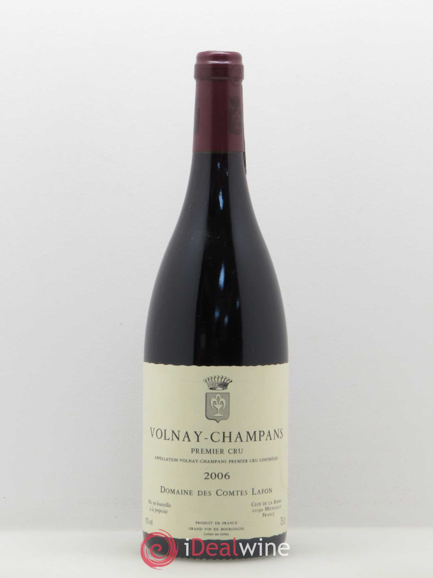 Volnay 1er Cru Champans Comtes Lafon (Domaine des) 2006 - Lot de 1 bouteille - 0