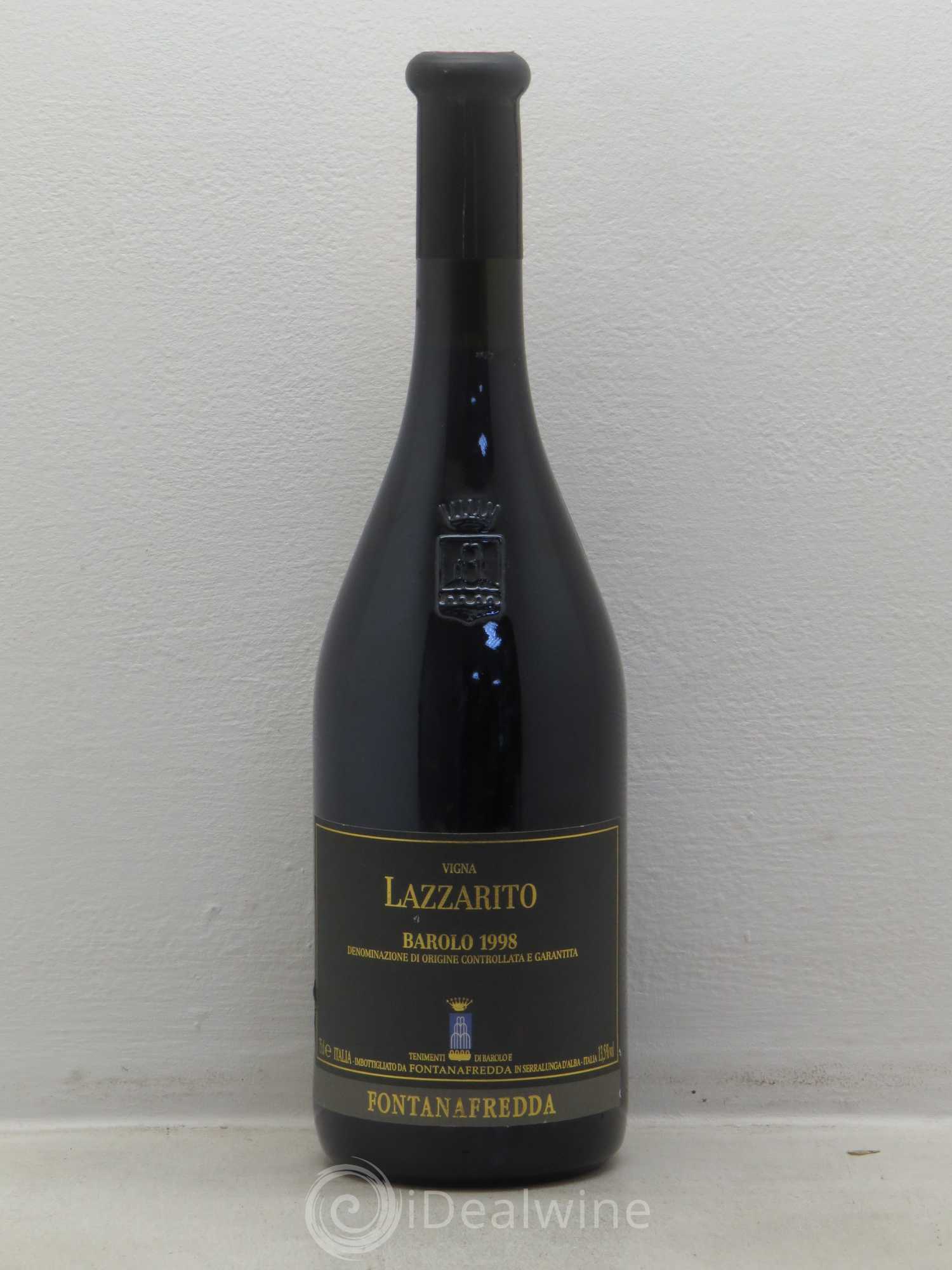 Barolo Vigna Lazzarito-Fontanafredda 1998 - Posten von 1 Flasche - 0