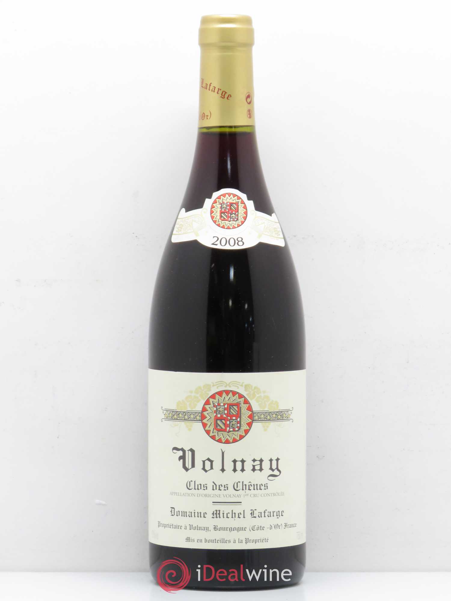 Volnay 1er Cru Clos des Chênes Lafarge (Domaine) 2008 - Lot de 1 bouteille - 0