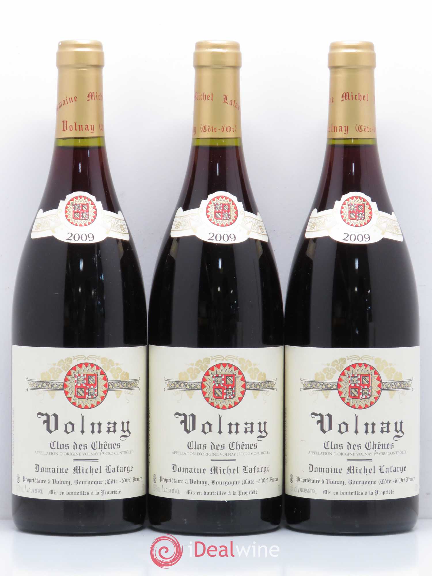 Volnay 1er Cru Clos des Chênes Lafarge (Domaine) 2009 - Lotto di 3 bottiglie - 0