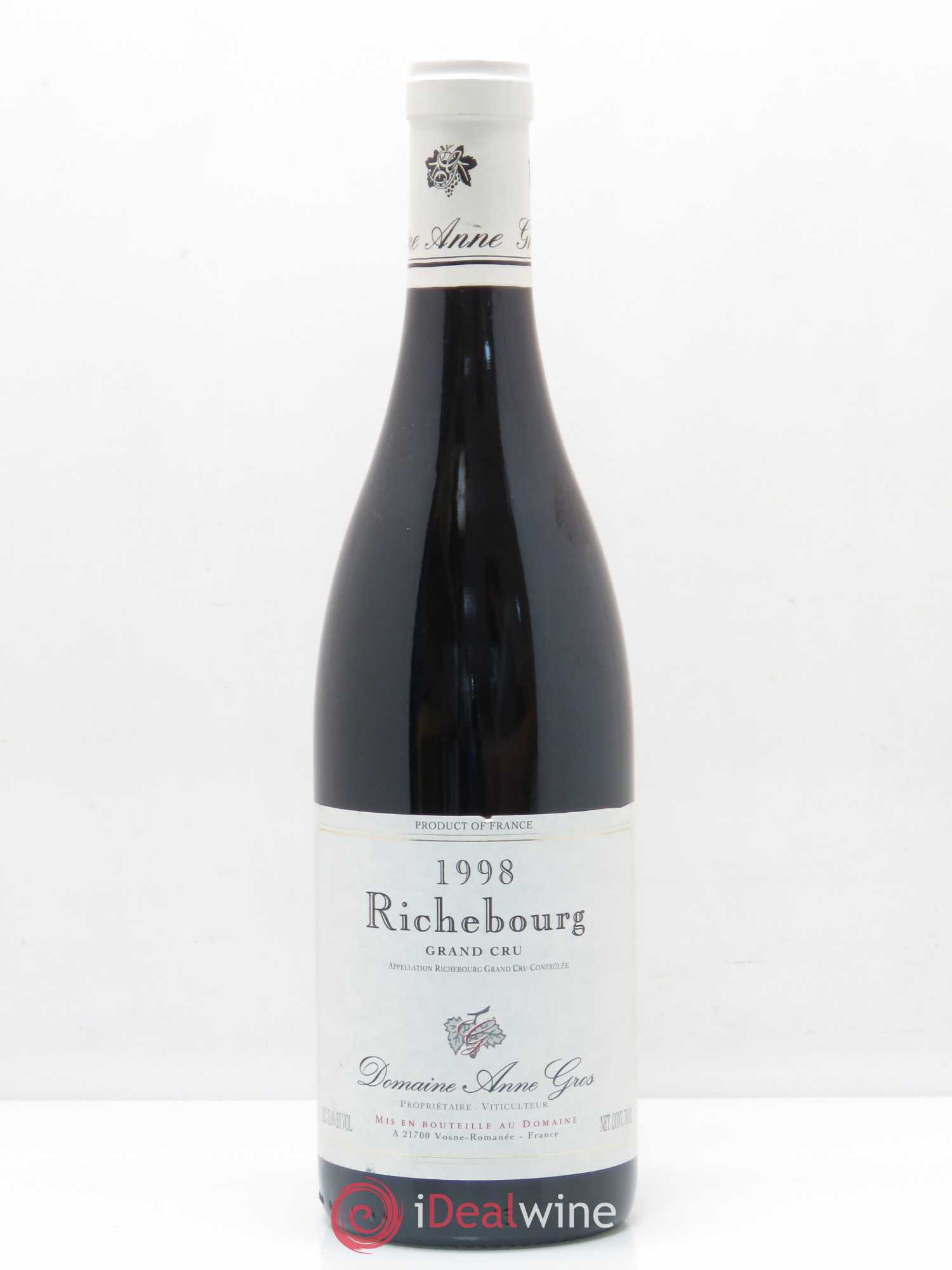 Richebourg Grand Cru Anne Gros 1998 - Lot de 1 bouteille - 0