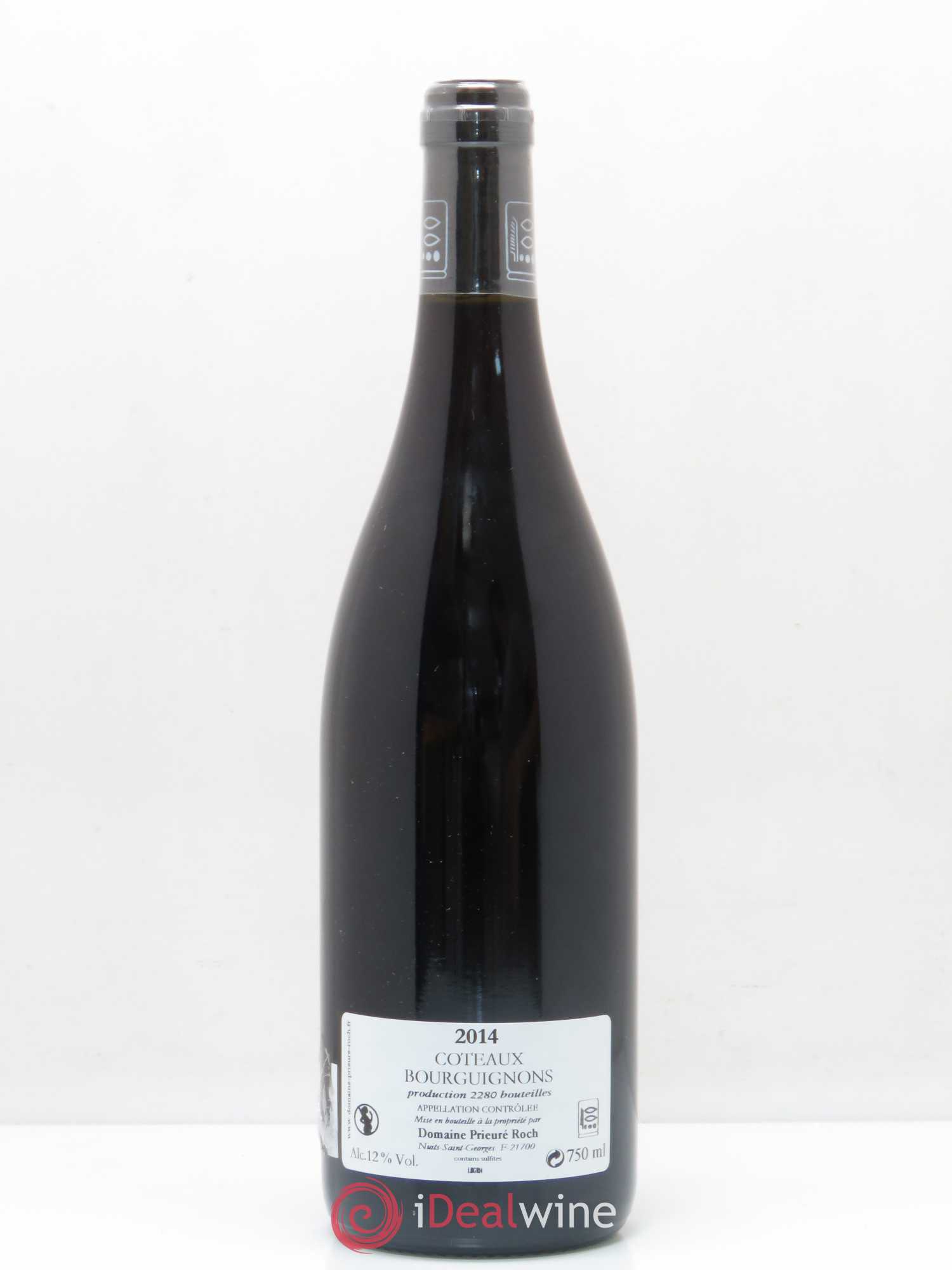 Bourgogne Côteaux Bourguignon Prieuré Roch 2014 - Lot de 1 bouteille - 1