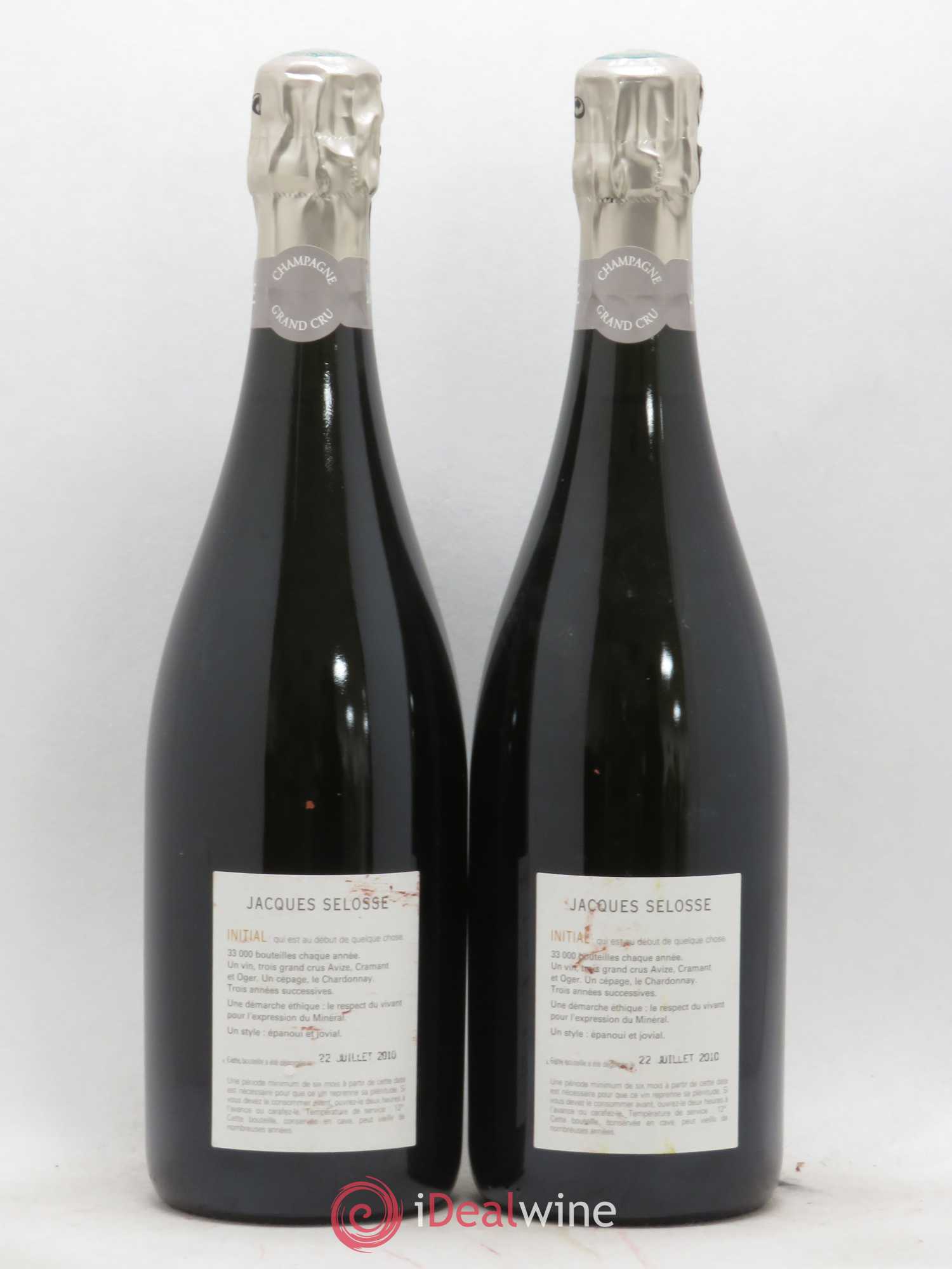Grand Cru Blanc de Blancs Brut Jacques Selosse Initial - Lot de 2 bouteilles - 1