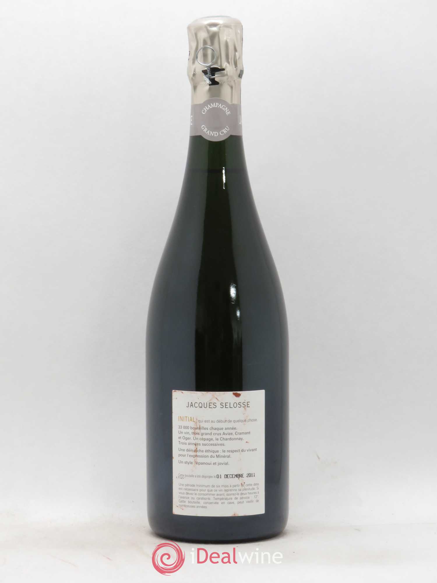 Grand Cru Blanc de Blancs Brut Jacques Selosse Initial - Lot de 1 bouteille - 1