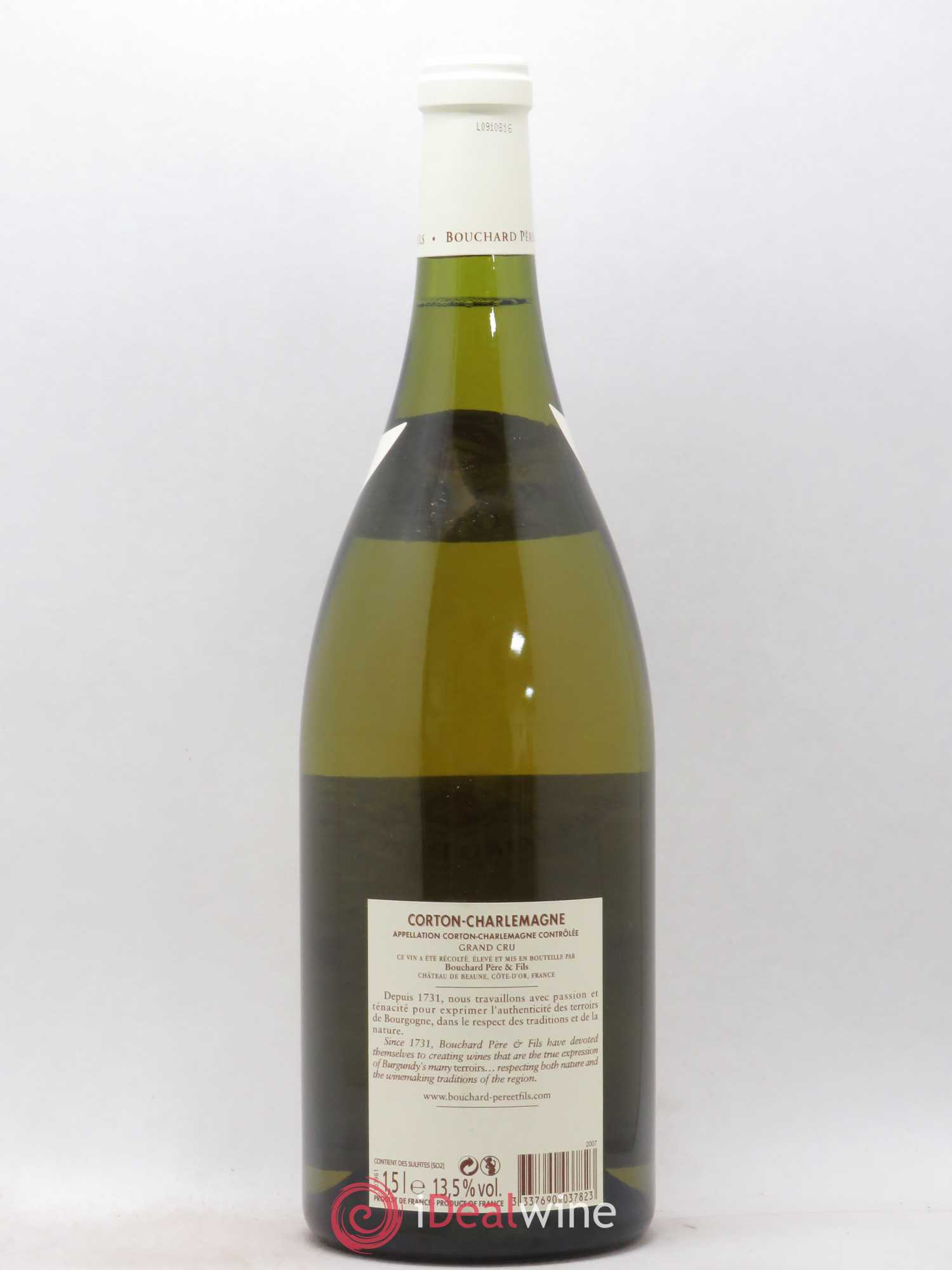 Corton-Charlemagne Grand Cru Bouchard Père & Fils 2007 - Lot de 1 magnum - 1