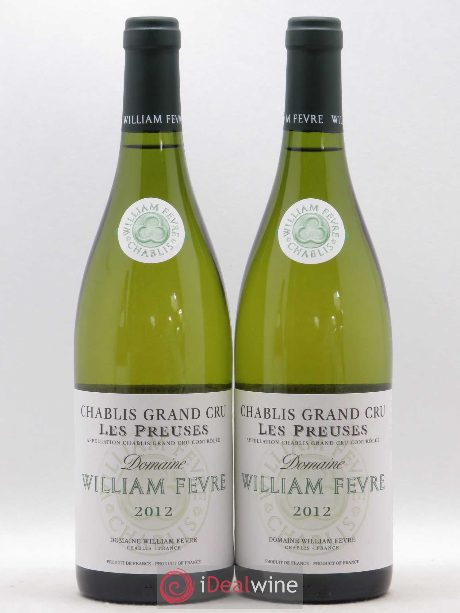 Chablis Grand Cru les Preuses William Fèvre 2012 - Lot de 2 bouteilles - 0