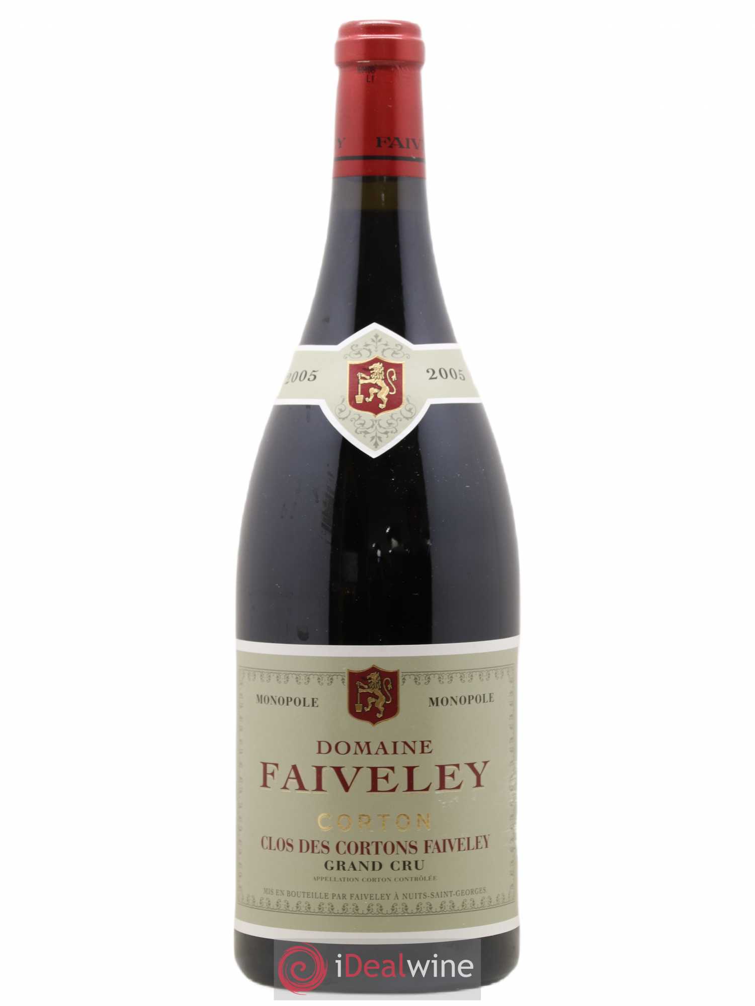 Corton Grand Cru Clos des Cortons Faiveley 2005 - Lot de 1 magnum - 0