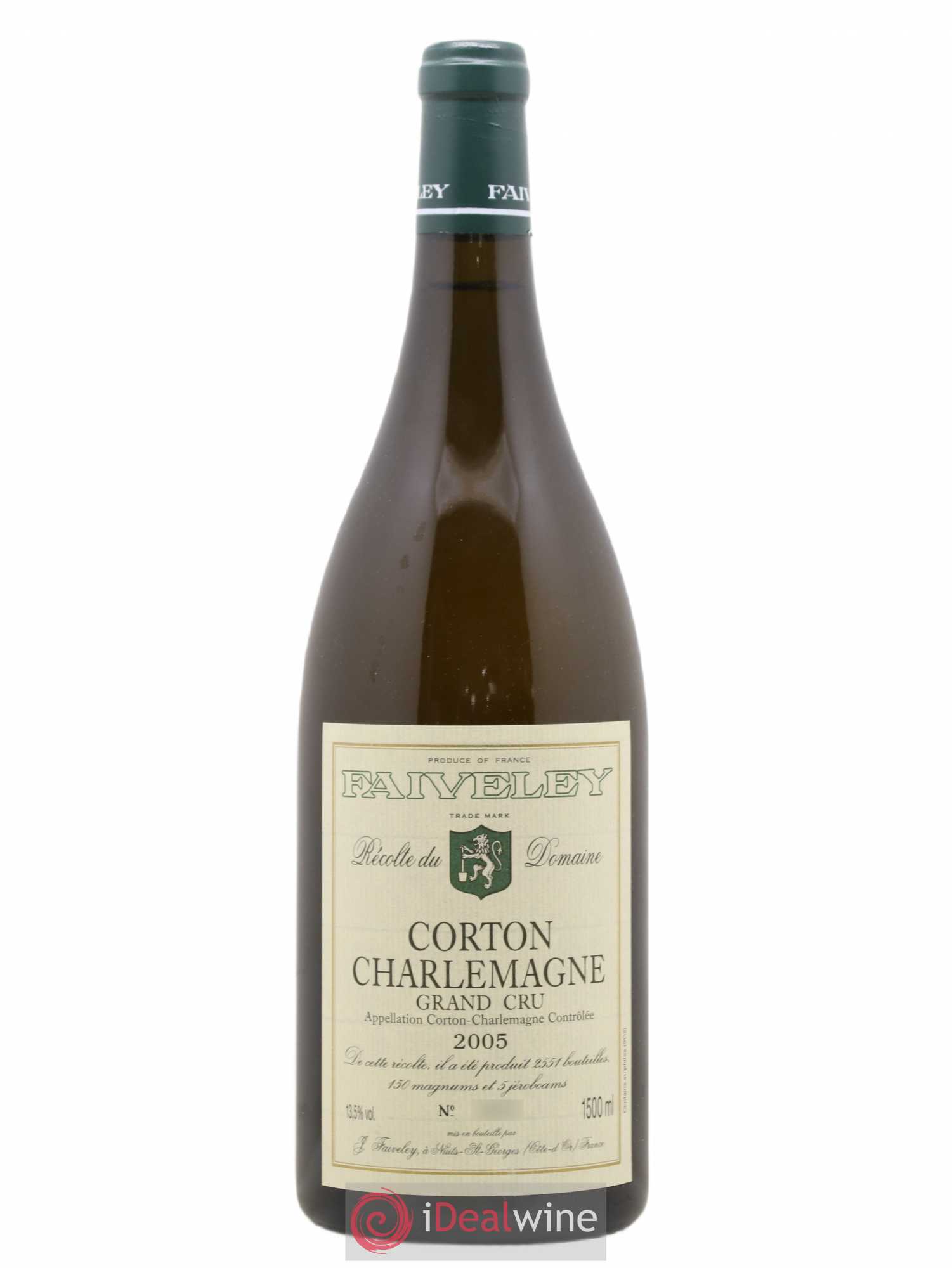 Corton-Charlemagne Grand Cru Faiveley 2005 - Lot de 1 magnum - 0