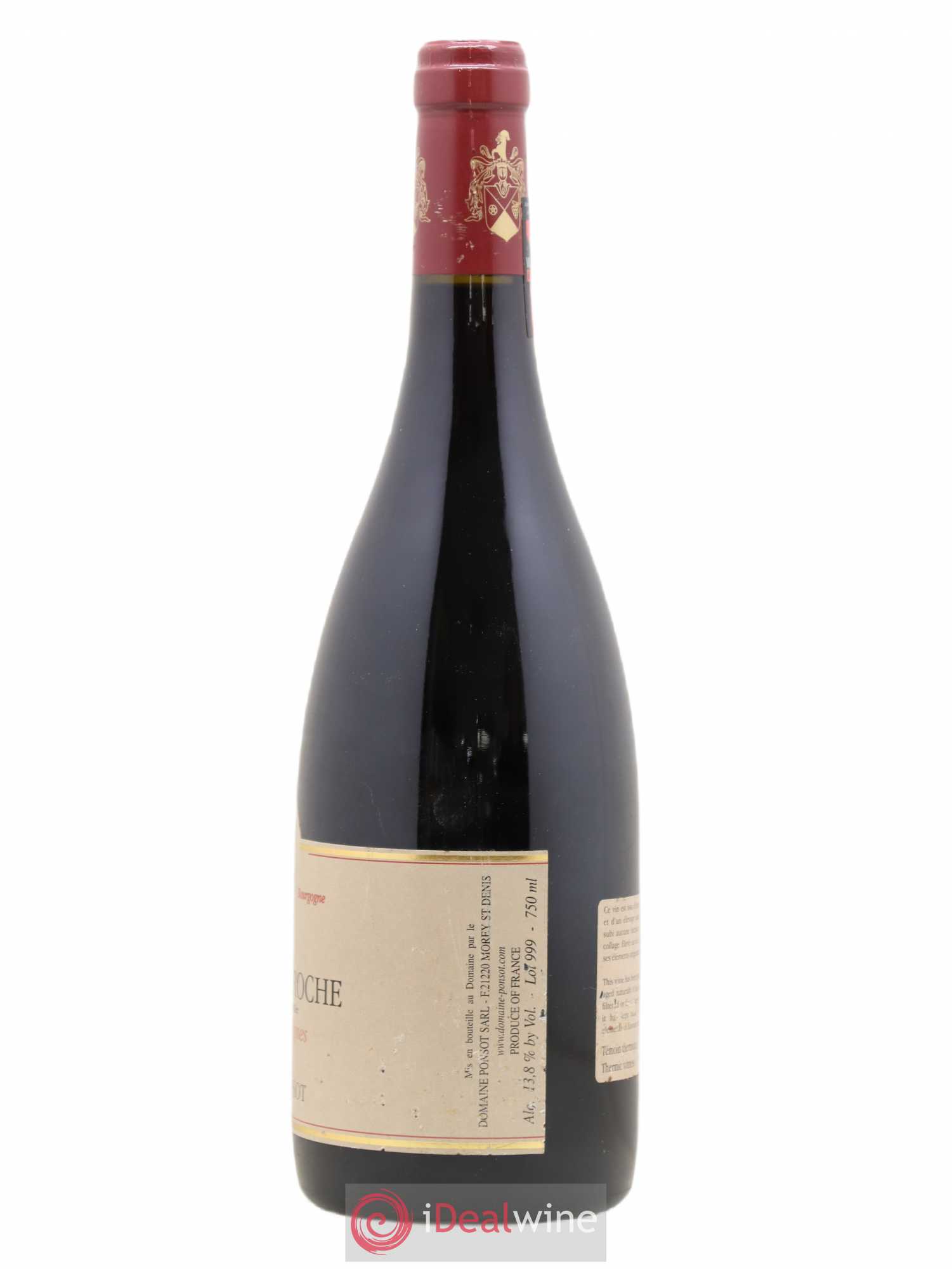 Clos de la Roche Grand Cru Vieilles Vignes Ponsot (Domaine) 1999 - Lot de 1 bouteille - 3