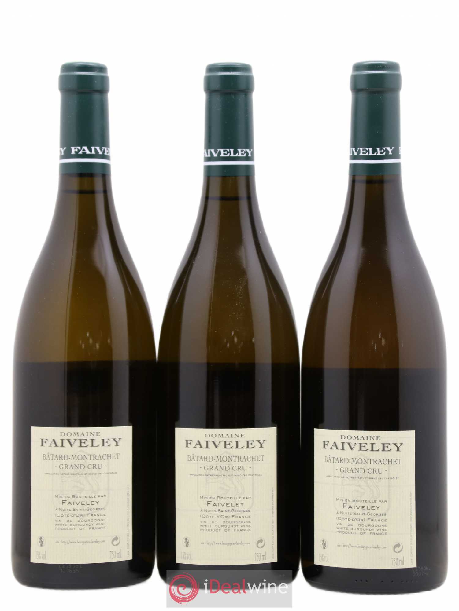 Bâtard-Montrachet Grand Cru Faiveley 2008 - Lot de 3 bouteilles - 1