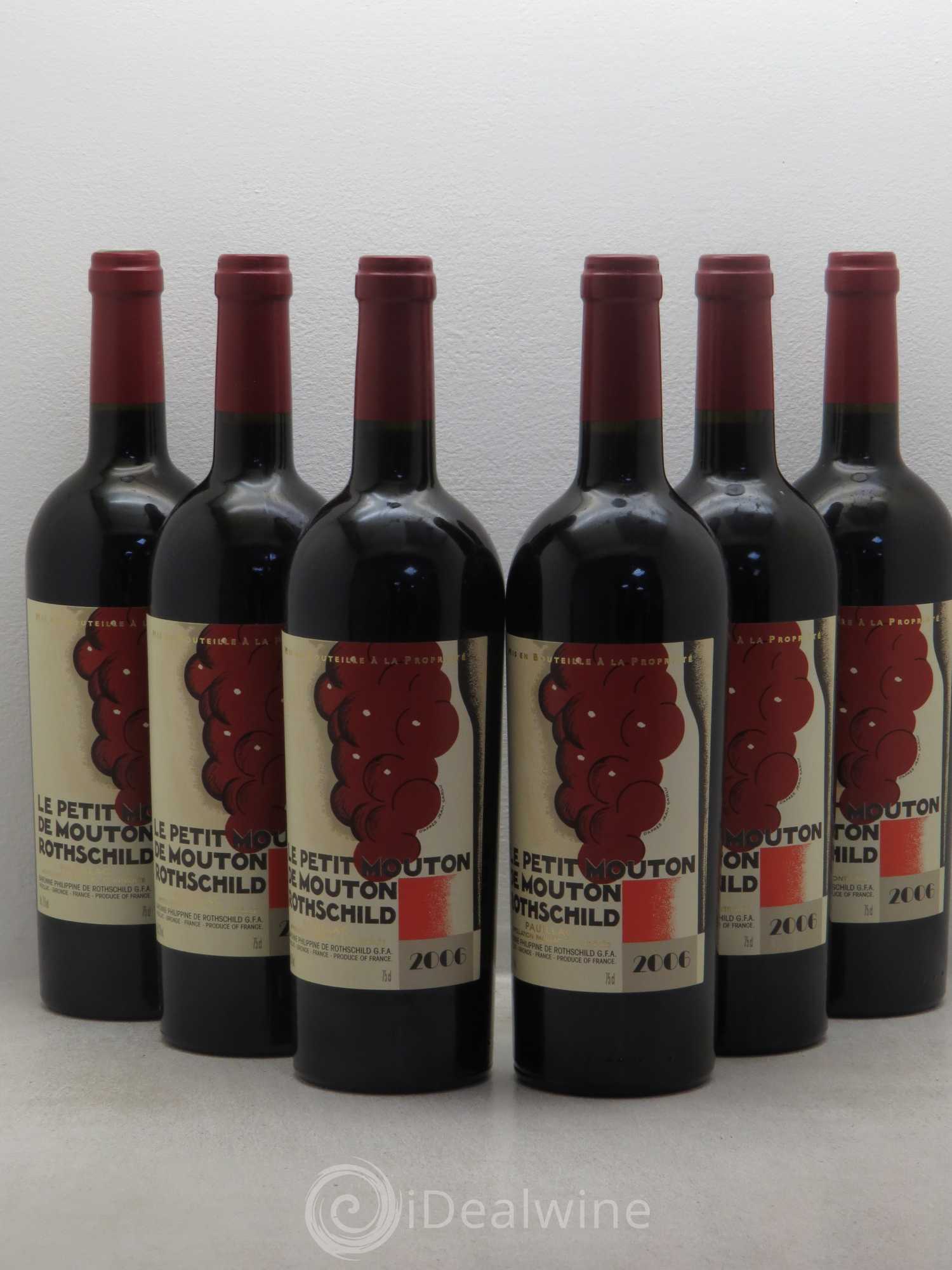 Petit Mouton Second Vin 2006 - Lot de 6 bouteilles - 0