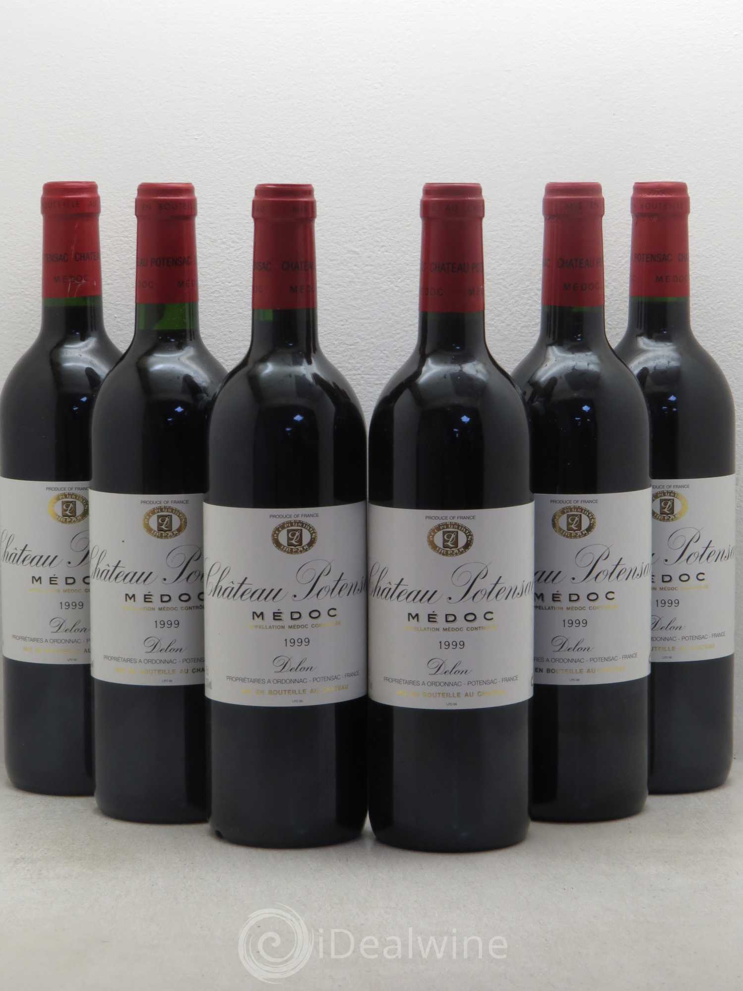 Château Potensac 1999 - Lot de 6 bouteilles - 0