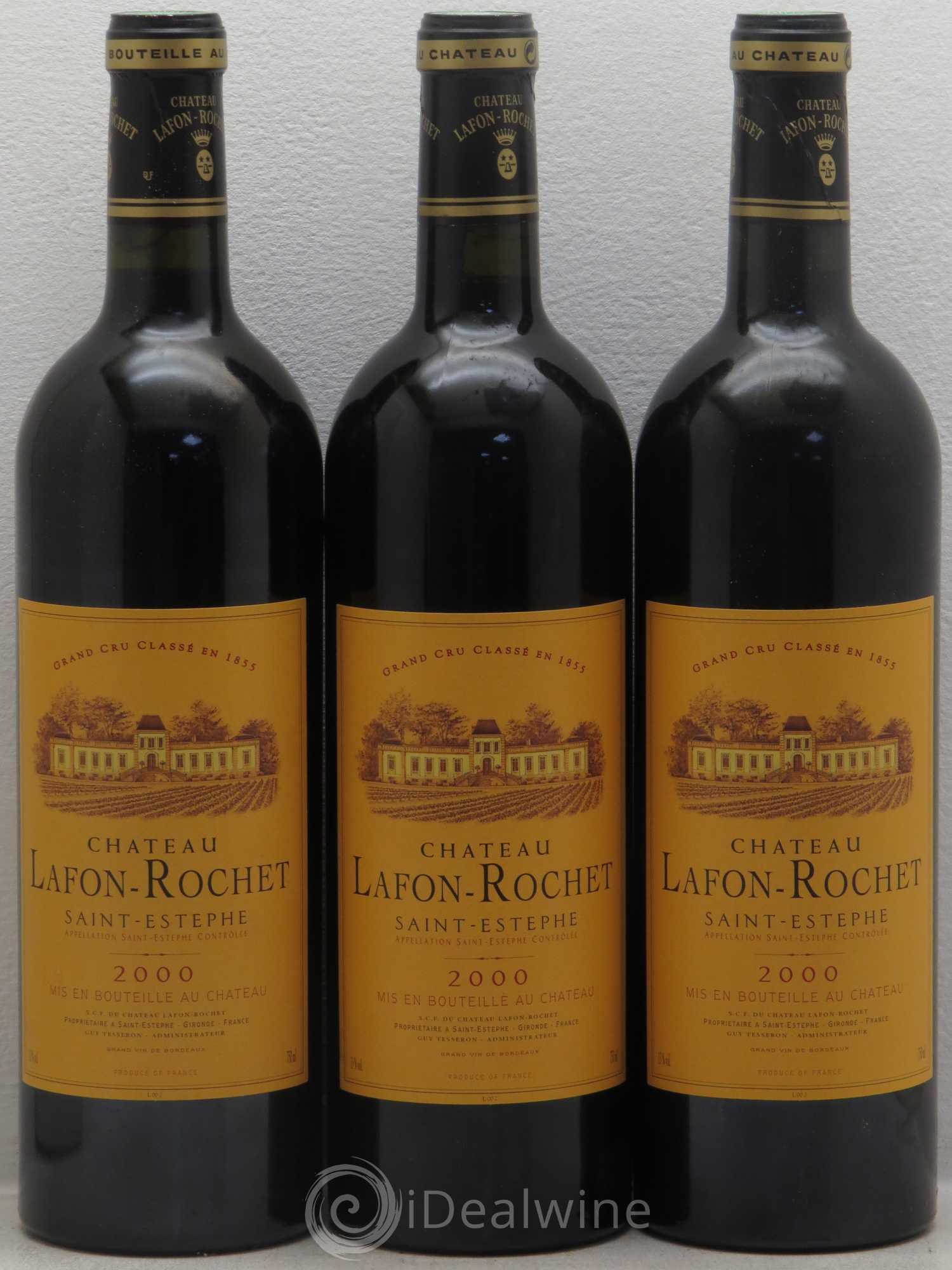Château Lafon Rochet 4ème Grand Cru Classé 2000 - Lot de 12 bouteilles - 2