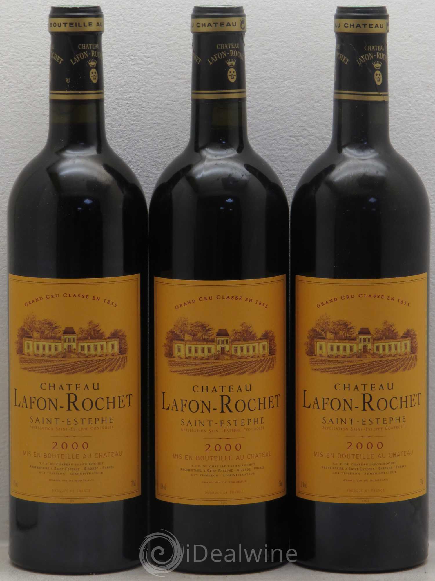 Château Lafon Rochet 4ème Grand Cru Classé 2000 - Lot de 12 bouteilles - 4