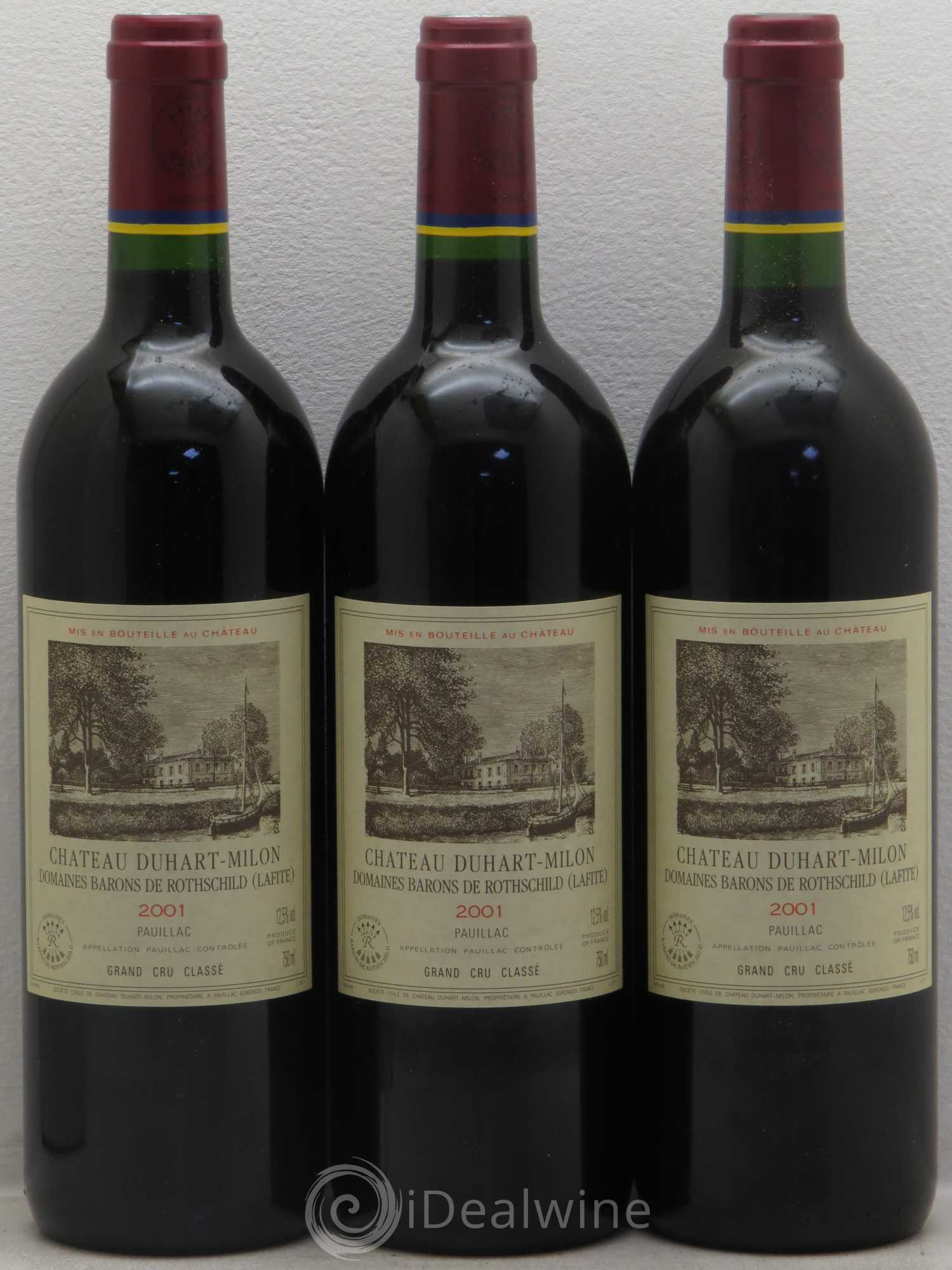 Château Duhart-Milon 4ème Grand Cru Classé 2001 - Lot de 12 bouteilles - 2