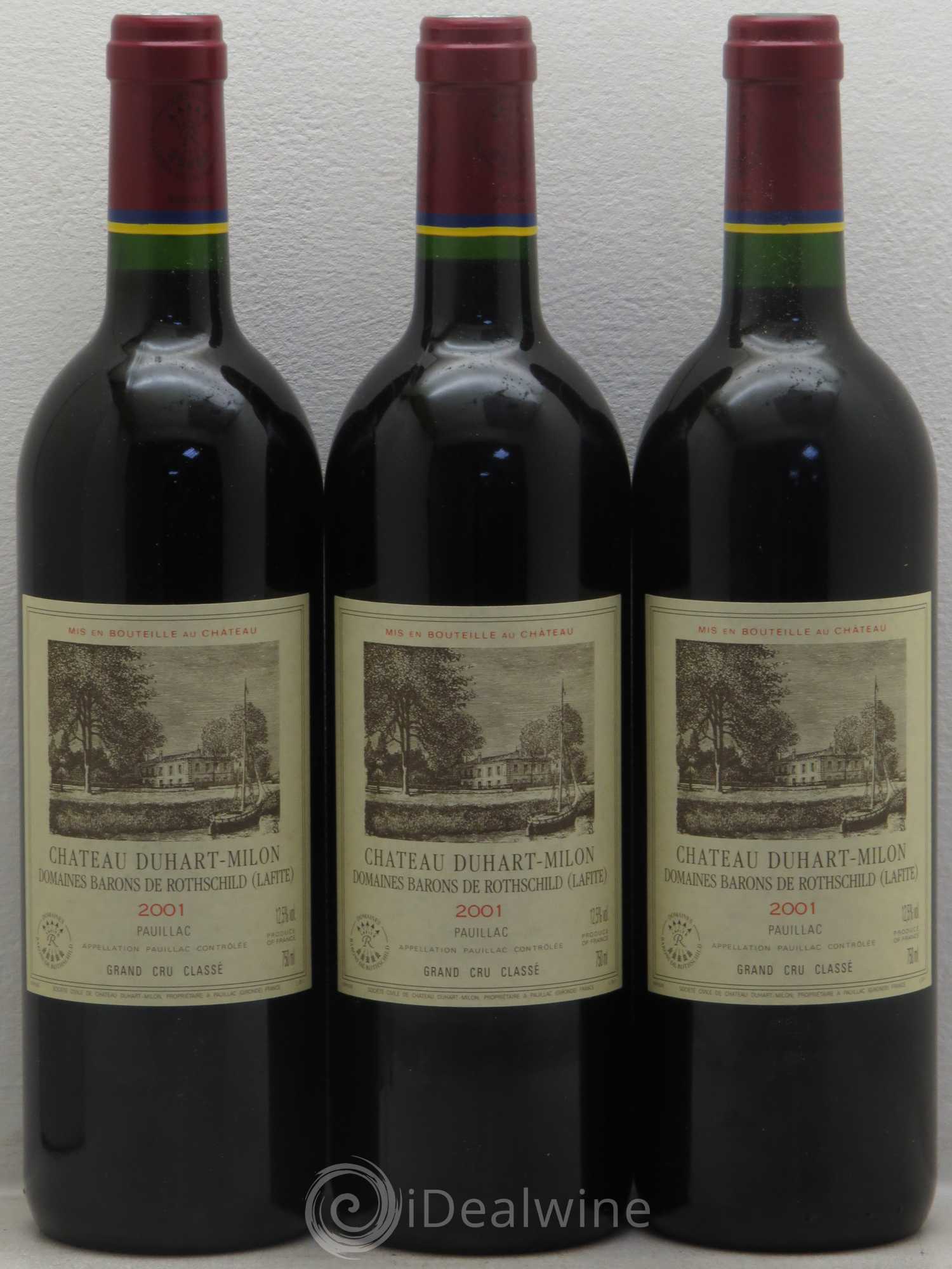 Château Duhart-Milon 4ème Grand Cru Classé 2001 - Lot de 12 bouteilles - 4