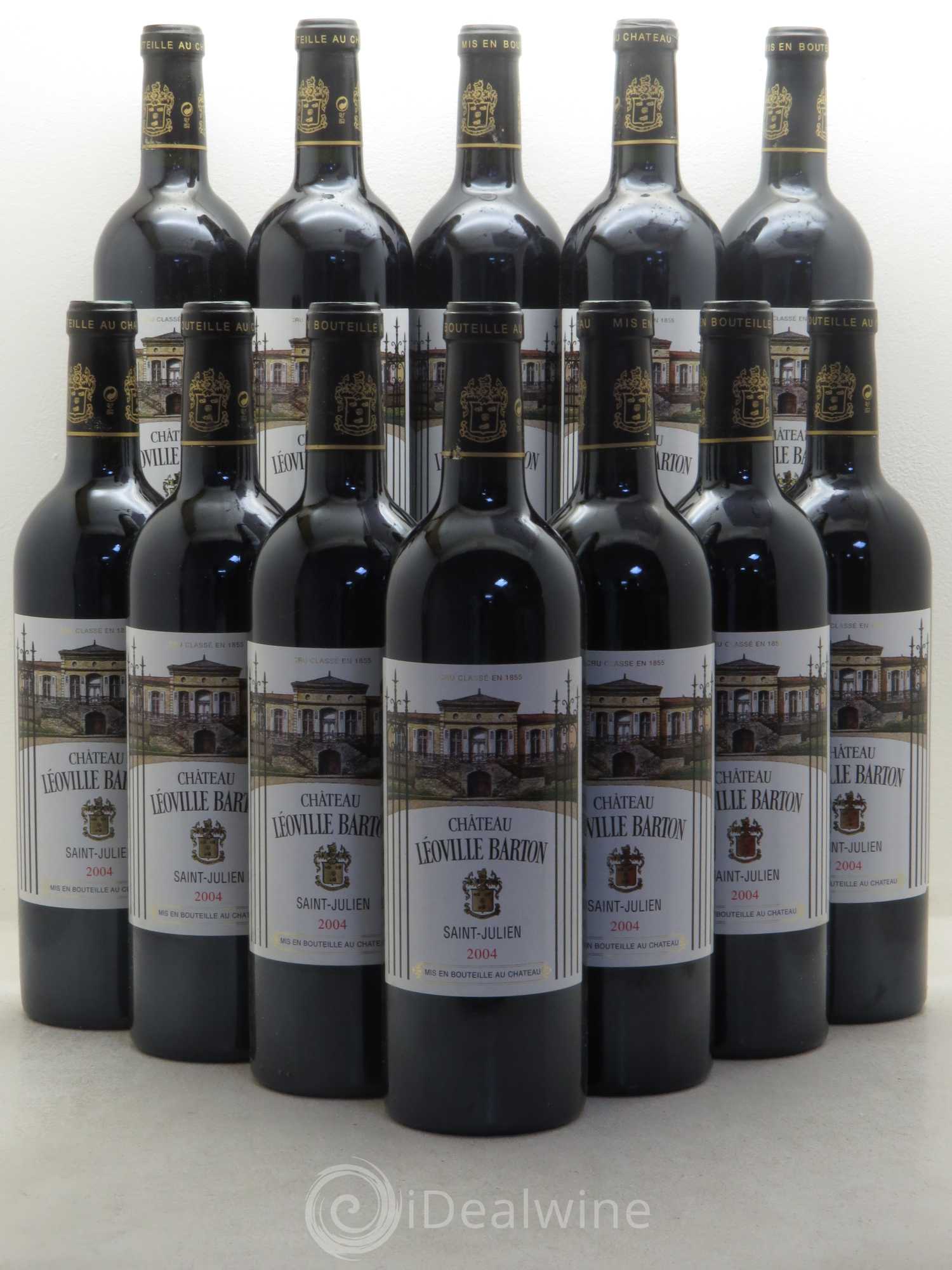 Château Léoville Barton 2ème Grand Cru Classé 2004 - Lot de 12 bouteilles - 0