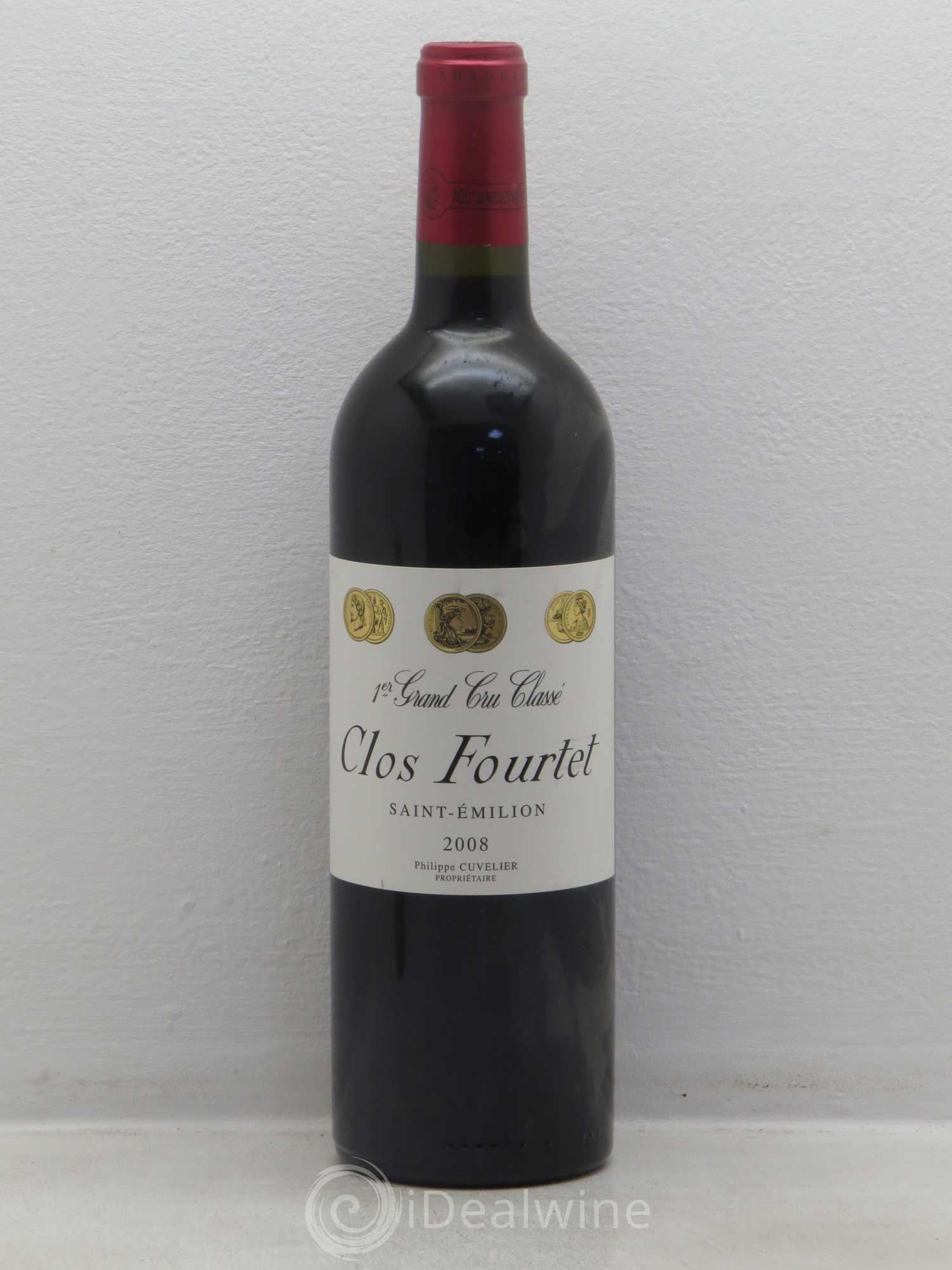 Clos Fourtet 1er Grand Cru Classé B 2008 - Lot de 1 bouteille - 0
