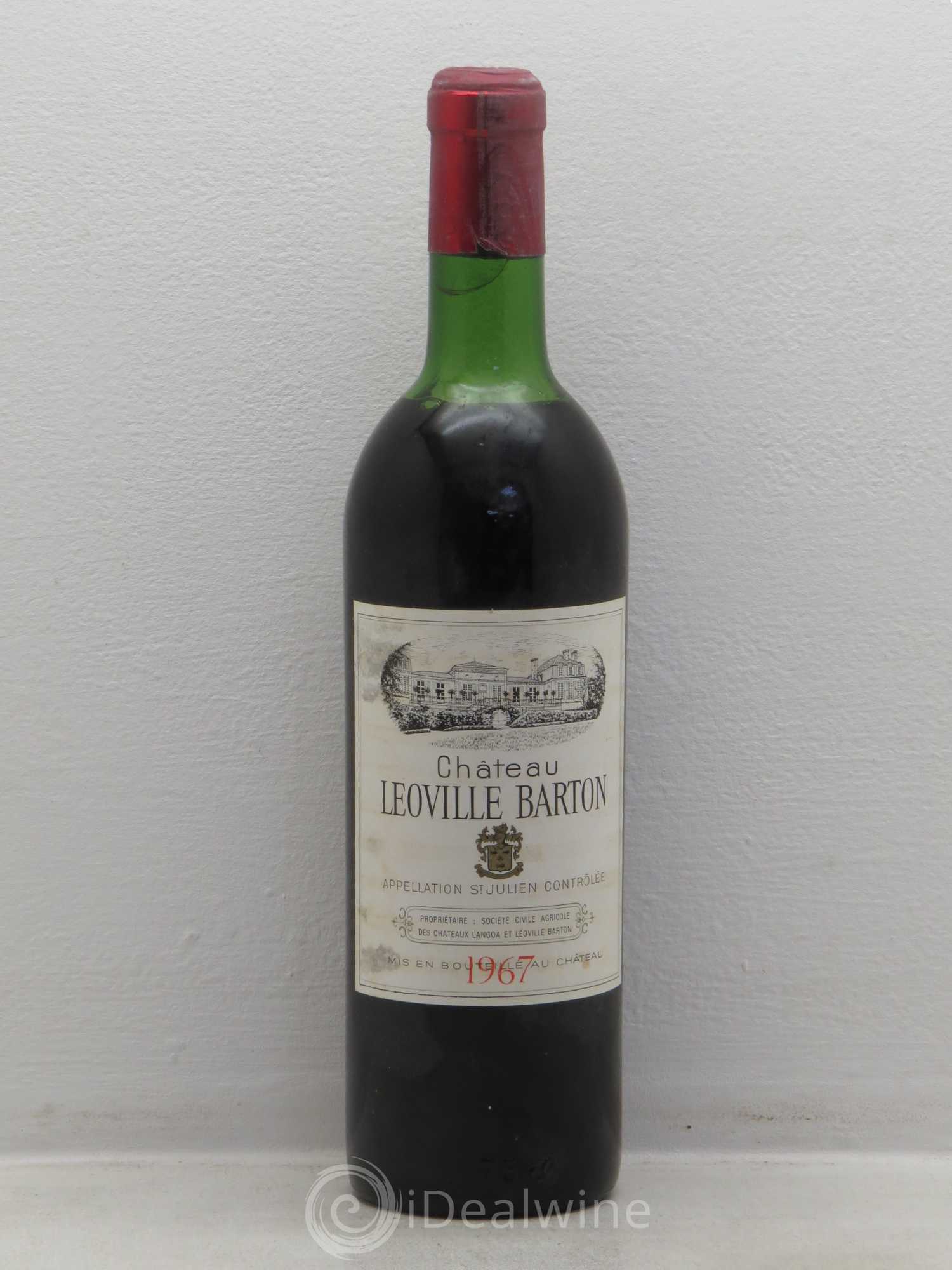 Château Léoville Barton 2ème Grand Cru Classé 1967 - Lot de 1 bouteille - 0
