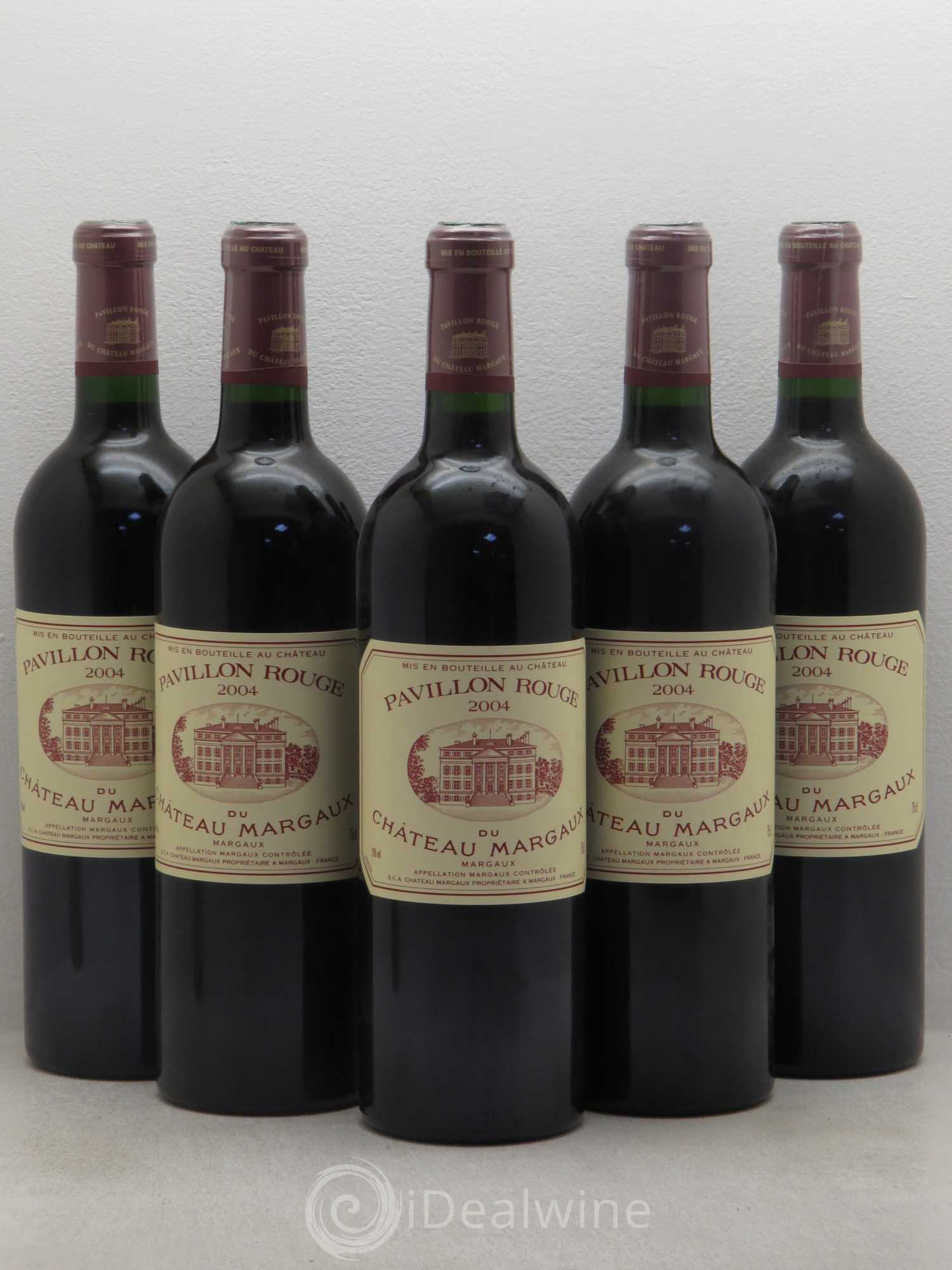 Pavillon Rouge du Château Margaux Second Vin 2004 - Lot de 5 bouteilles - 0